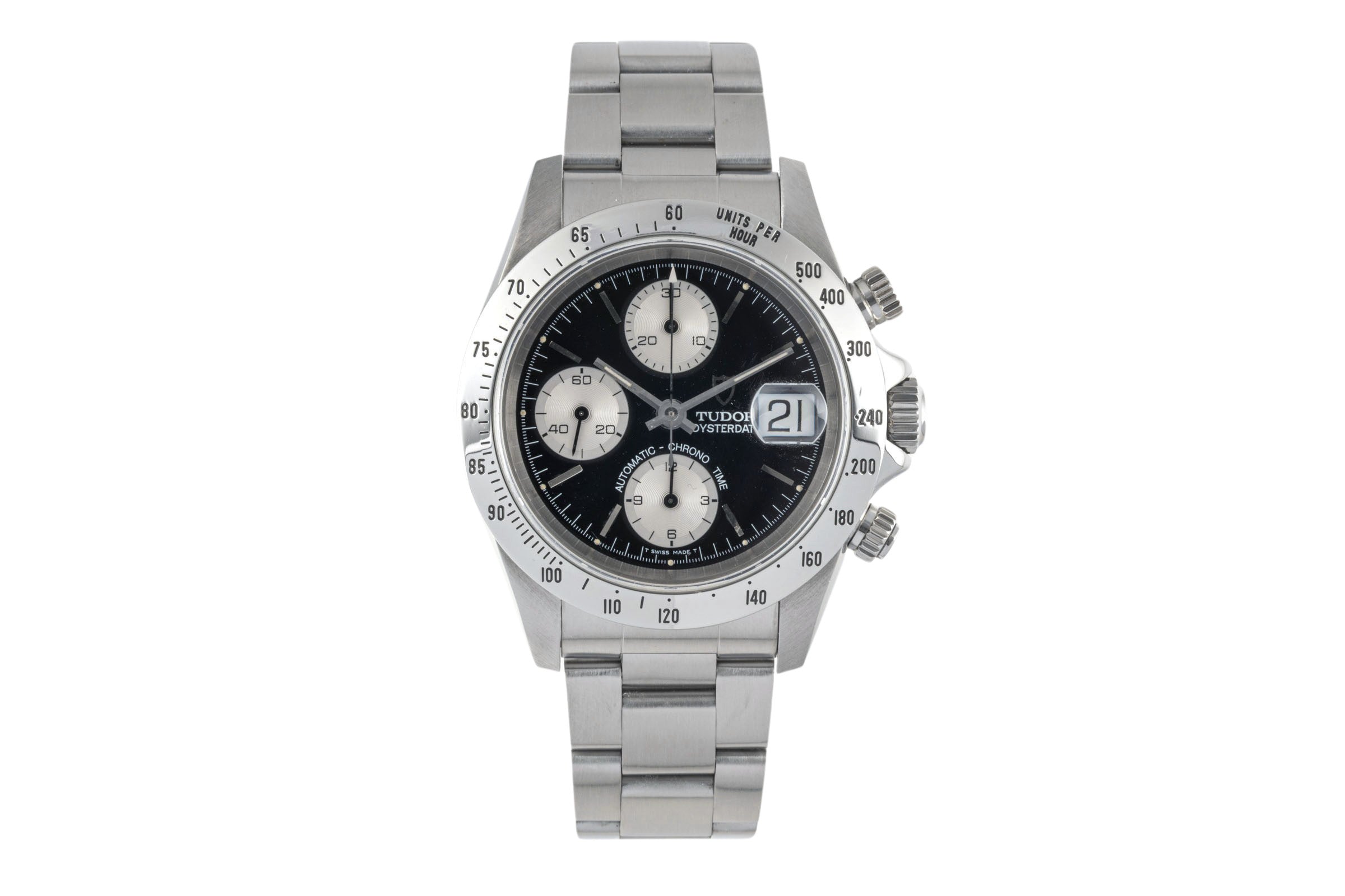 Tudor Oysterdate chronograph steel automatic men's watch 79280  [2305246]