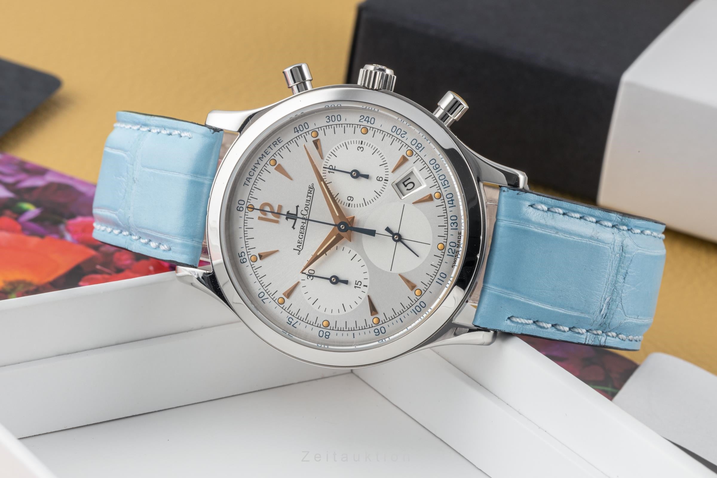 Jaeger LeCoultre Master Control cronógrafo acero cuarzo unisex 145.8.31, 145.840.312.B  [2305252]