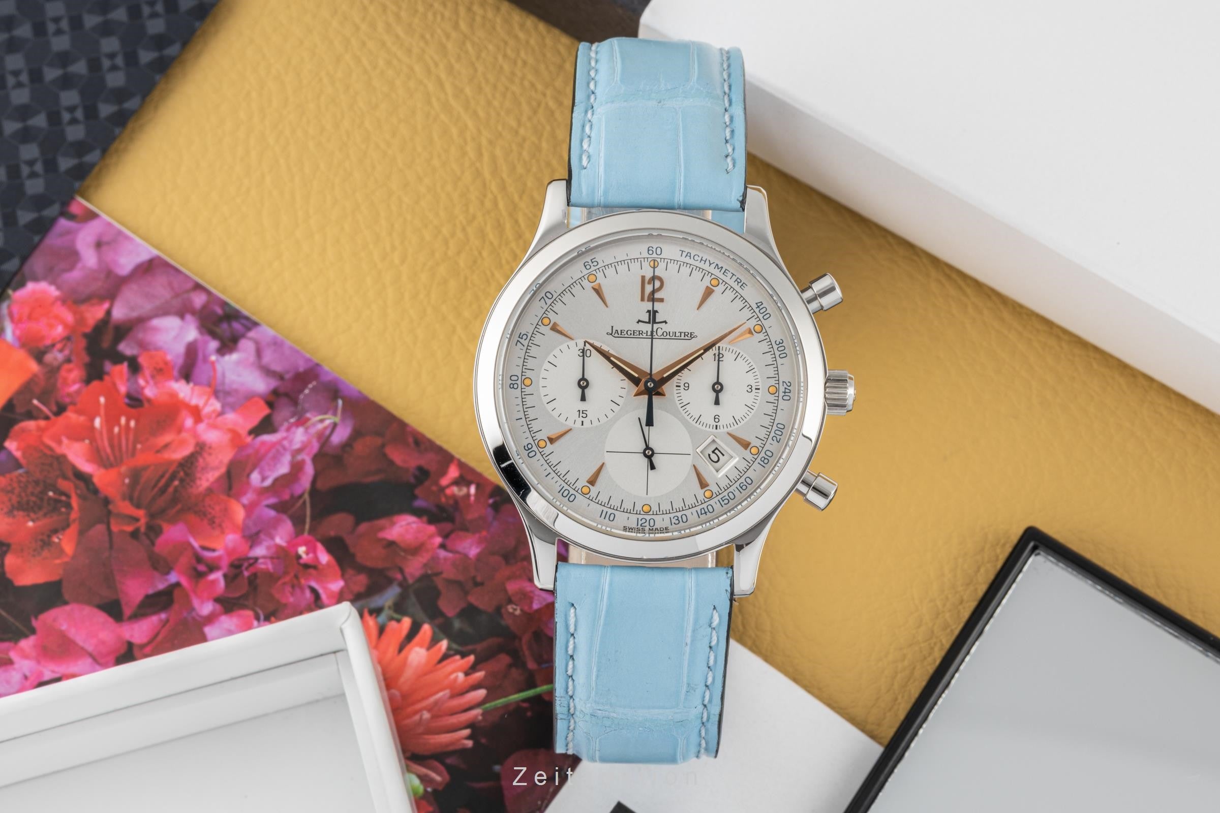 Jaeger LeCoultre Master Control cronógrafo acero cuarzo unisex 145.8.31, 145.840.312.B  [2305252]