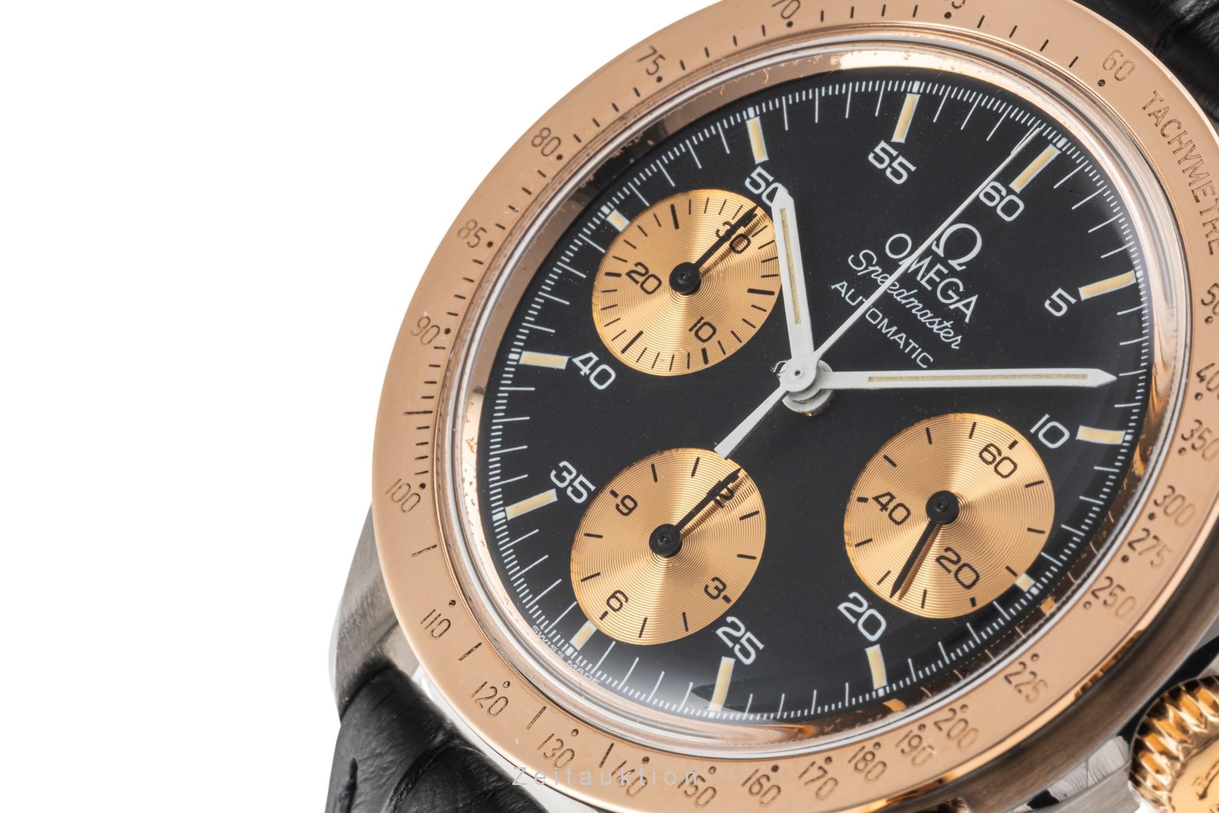 Omega Speedmaster chronograph steel / gold automatic men's watch 175.0033 LP: 8000EUR  [2305254]