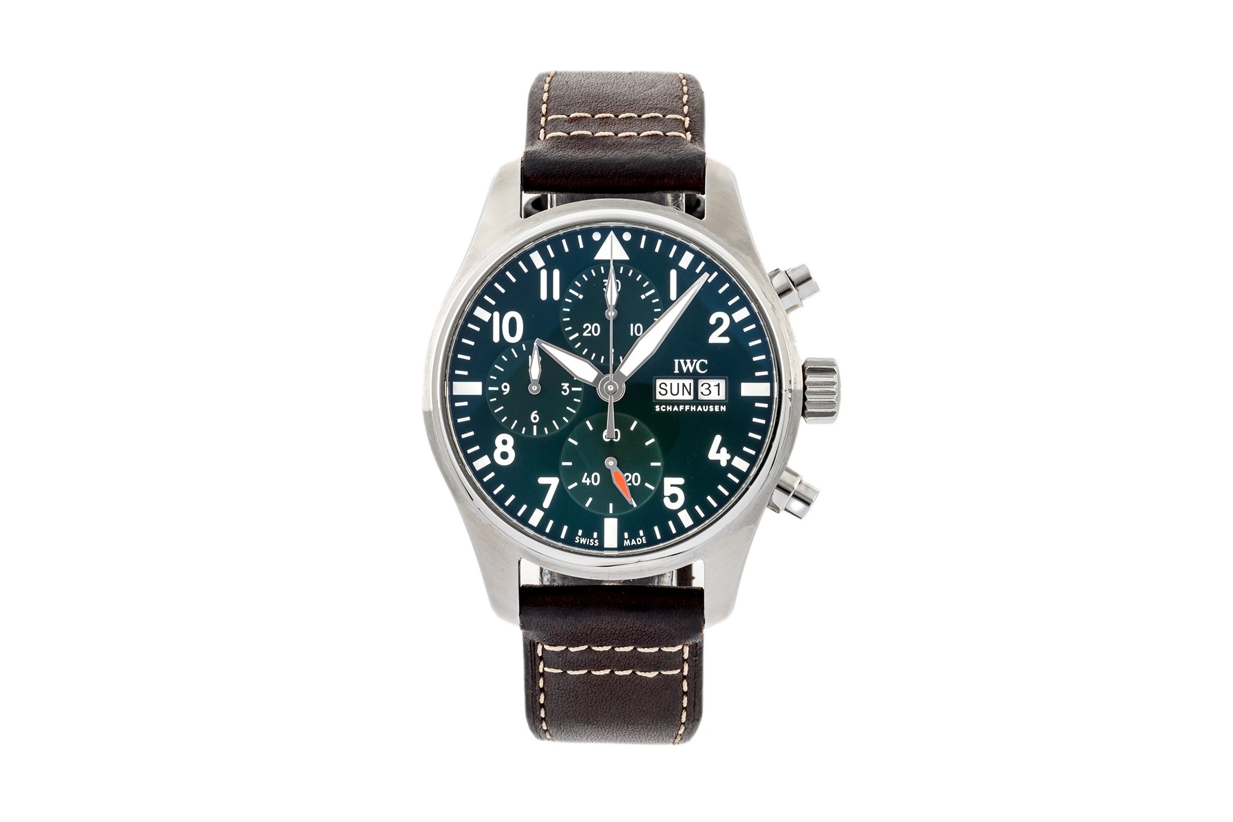 IWC Pilot chronograph steel automatic men's watch IW388103 LP: 8300EUR  [2305269]