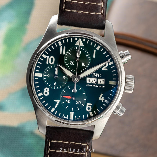 IWC Pilot chronograph steel automatic men's watch IW388103 LP: 8300EUR  [2305269]