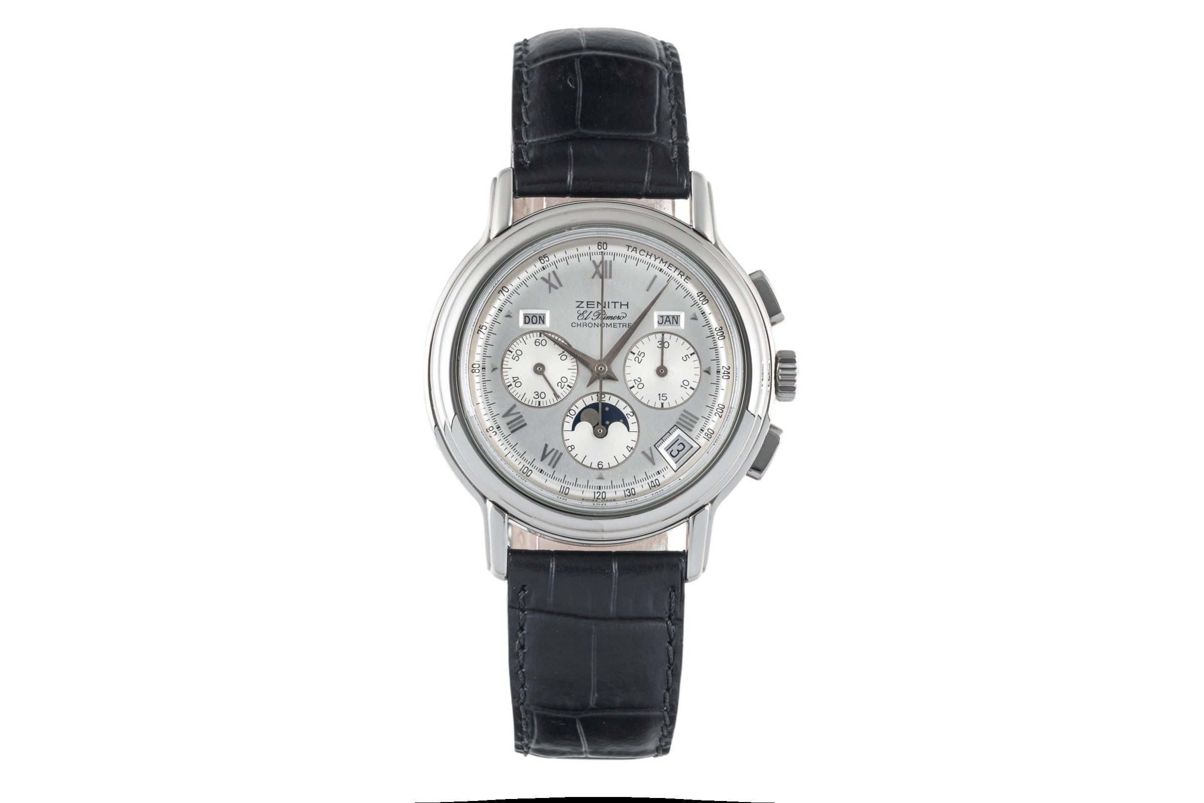 Zenith El Primero chronograph steel automatic Kal. 410 Ref