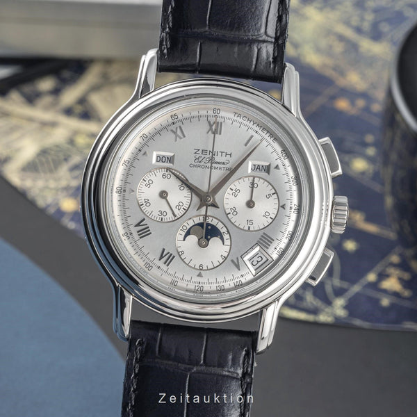 Zenith El Primero cronografo acciaio automatismo orologio da uomo 01.0240.410  [2305279]