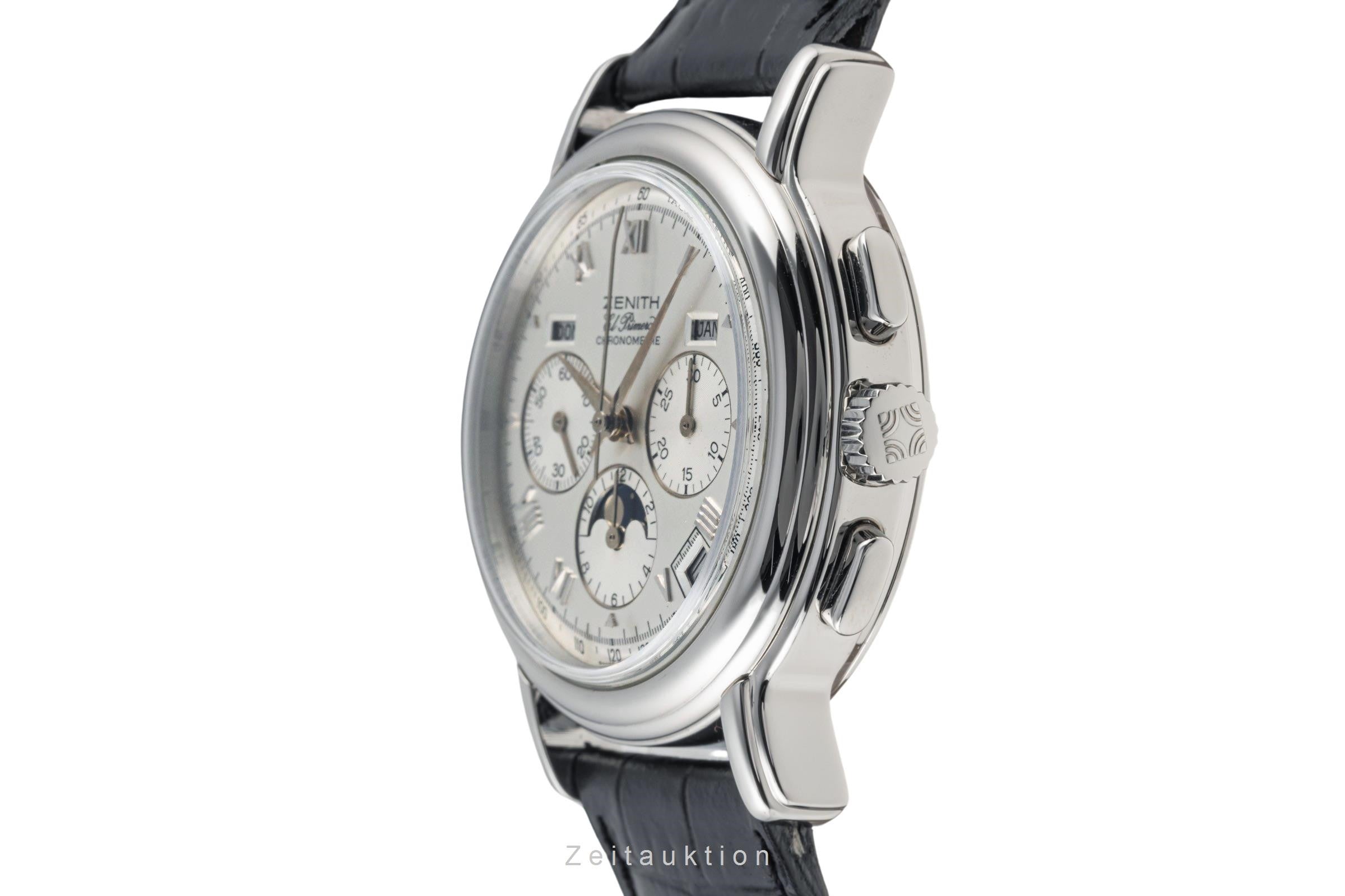 Zenith El Primero chronograph steel automatic Kal. 410 Ref