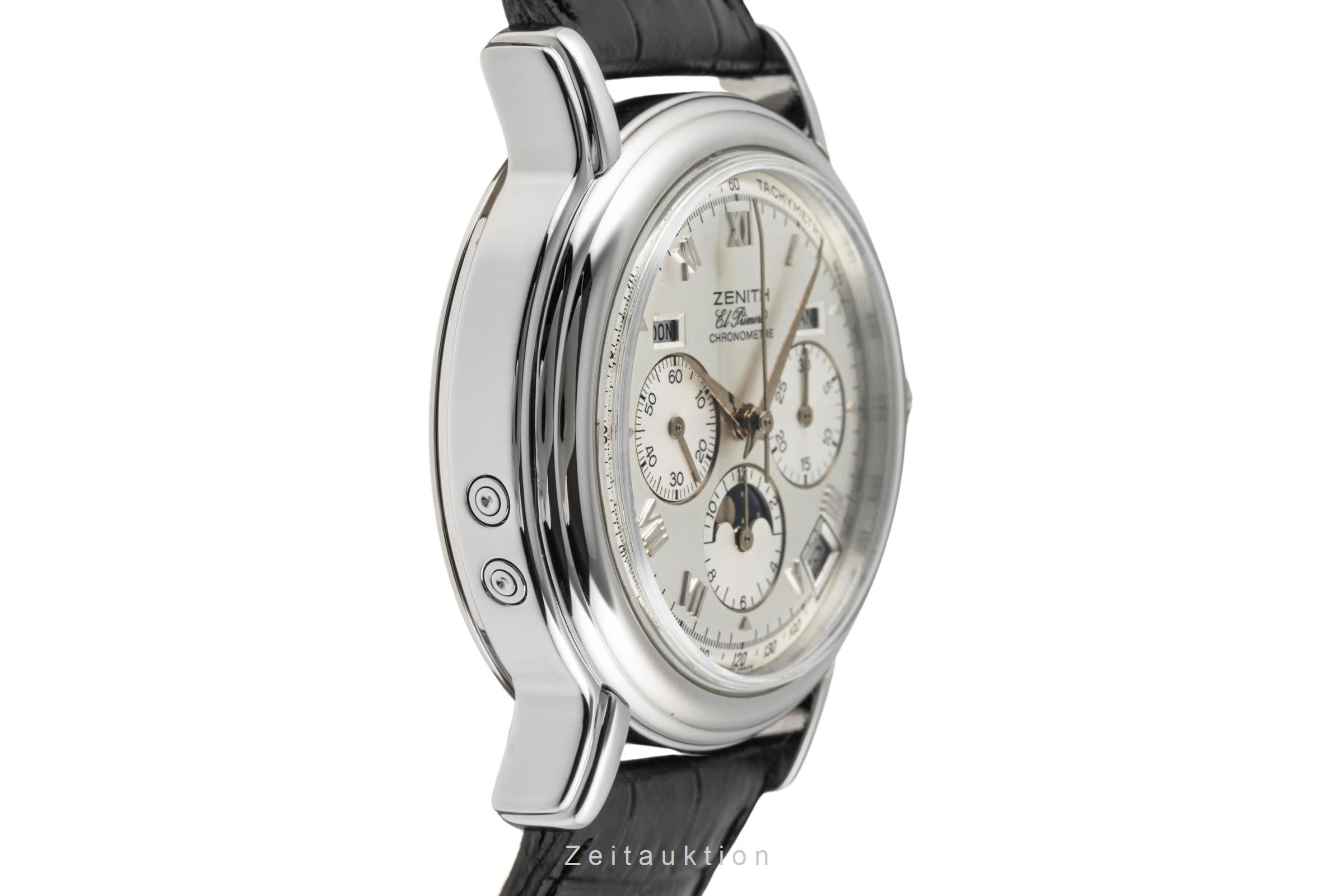 Zenith El Primero chronograph steel automatic Kal. 410 Ref