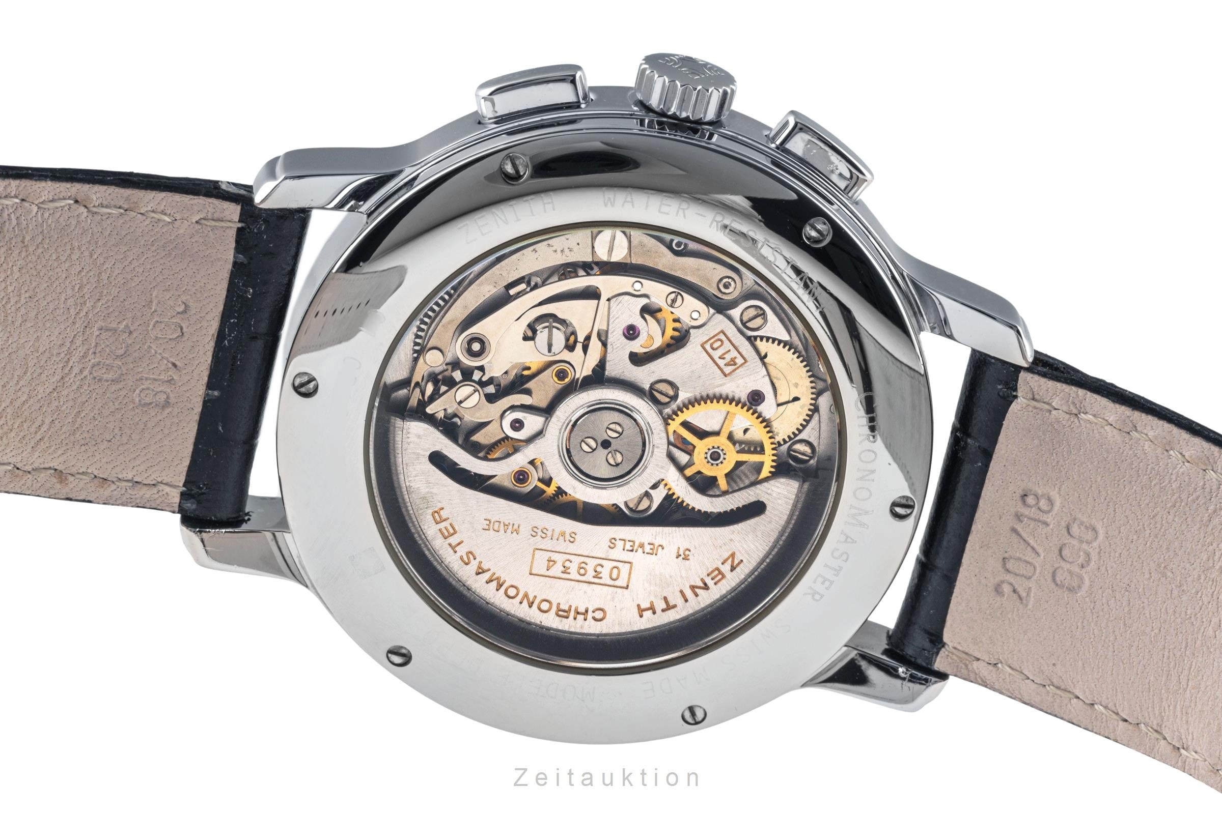 Zenith El Primero cronografo acciaio automatismo orologio da uomo 01.0240.410  [2305279]