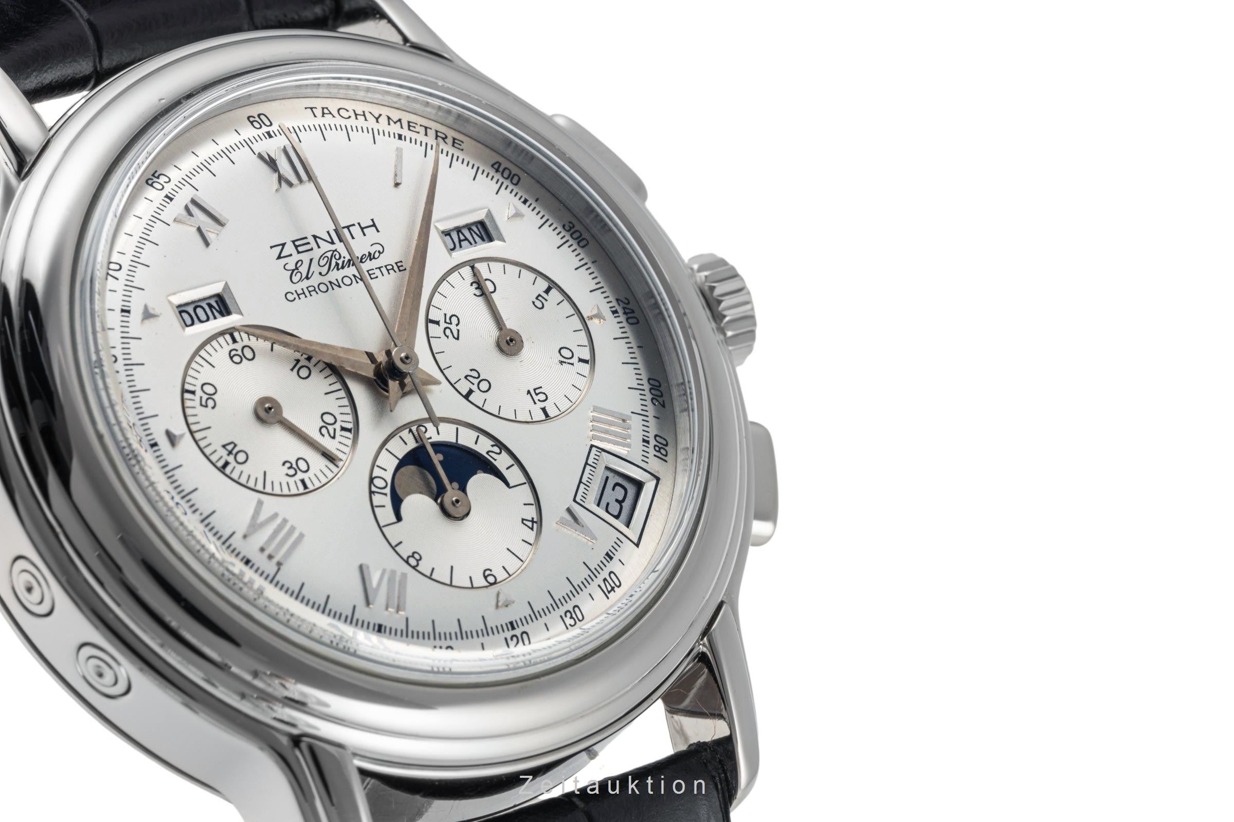 Zenith El Primero cronografo acciaio automatismo orologio da uomo 01.0240.410  [2305279]