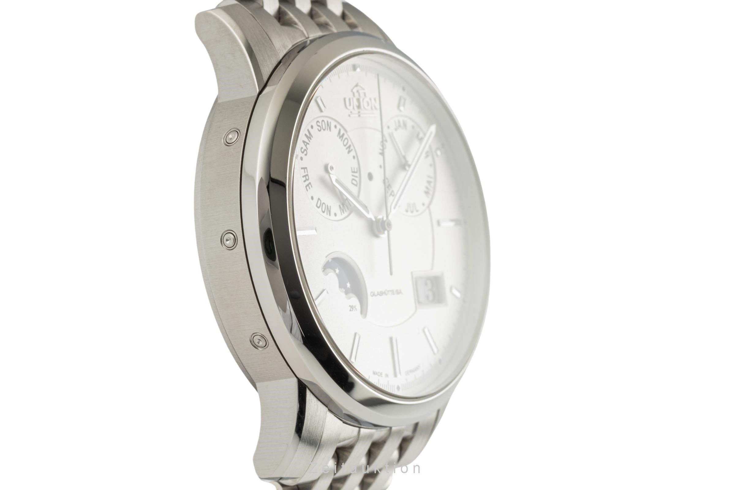Union Glashütte Diplomat steel automatic men's watch 26-53-01-02-10 LP: 8490EUR  [2305282]