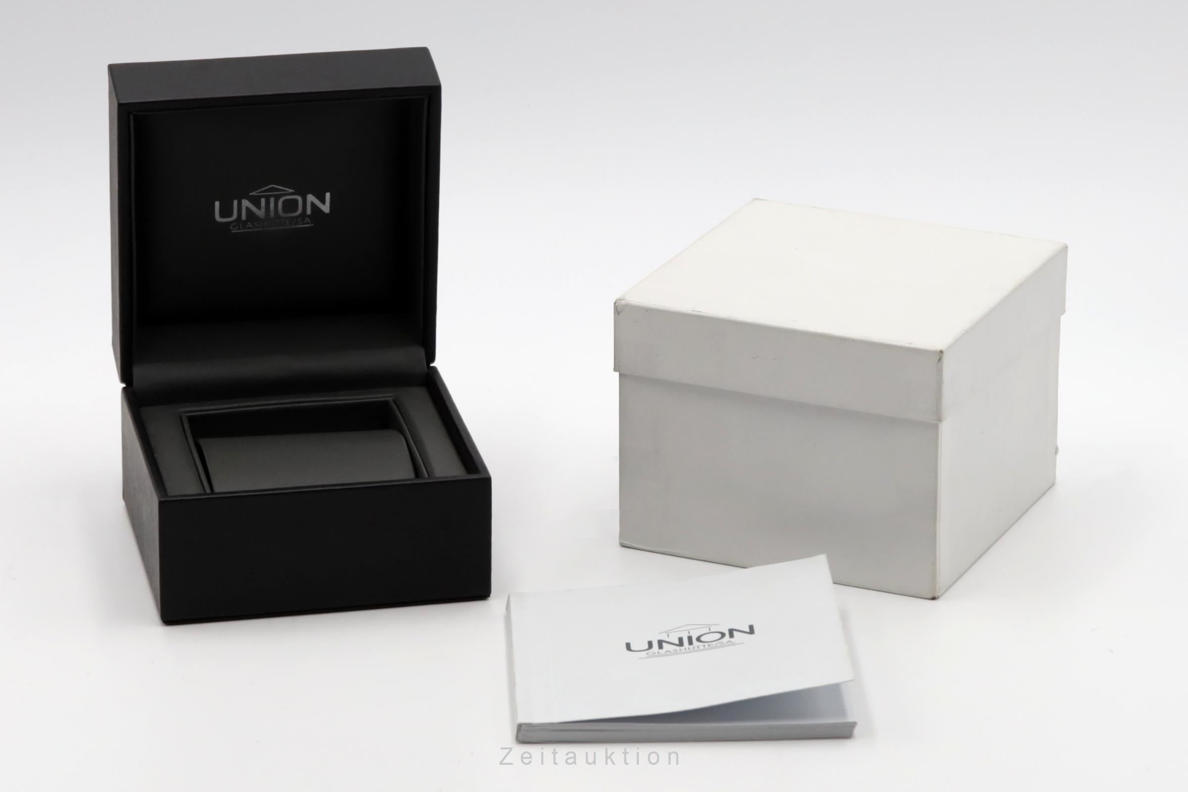 Union Glashütte Diplomat steel automatic men's watch 26-53-01-02-10 LP: 8490EUR  [2305282]