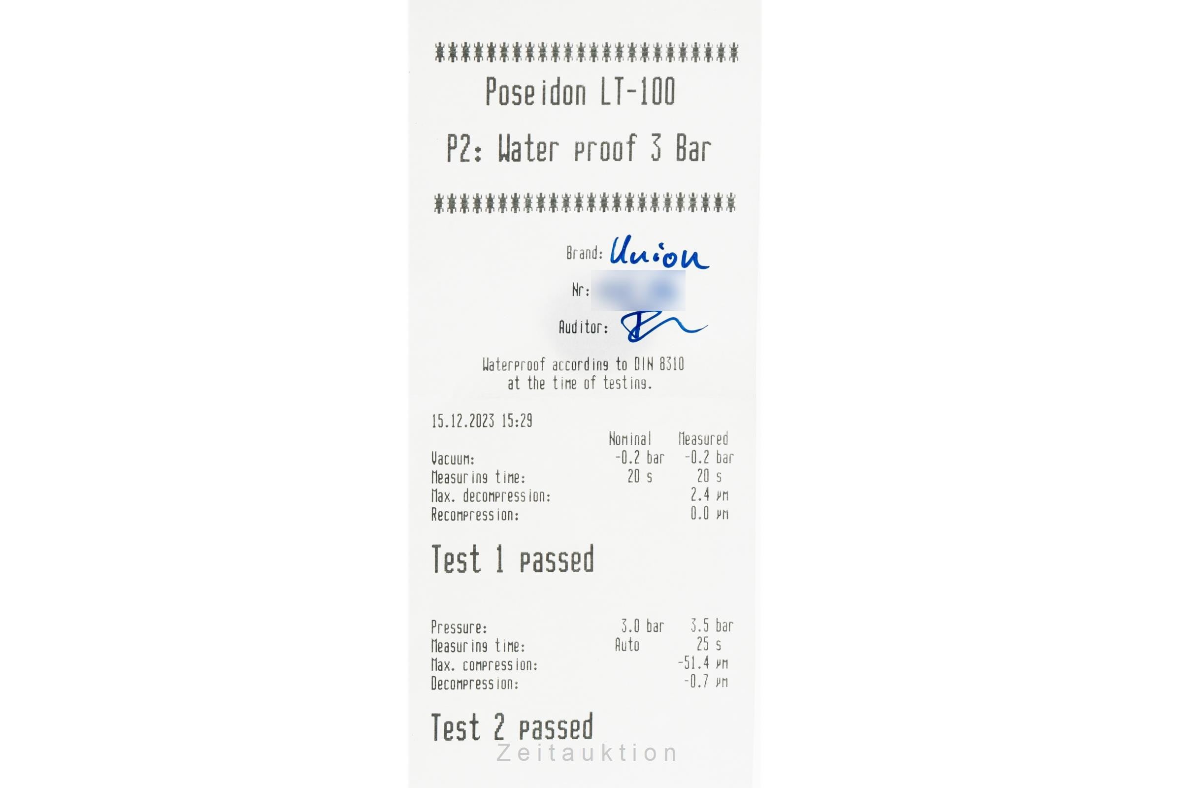 Union Glashütte Diplomat steel automatic men's watch 26-53-01-02-10 LP: 8490EUR  [2305282]