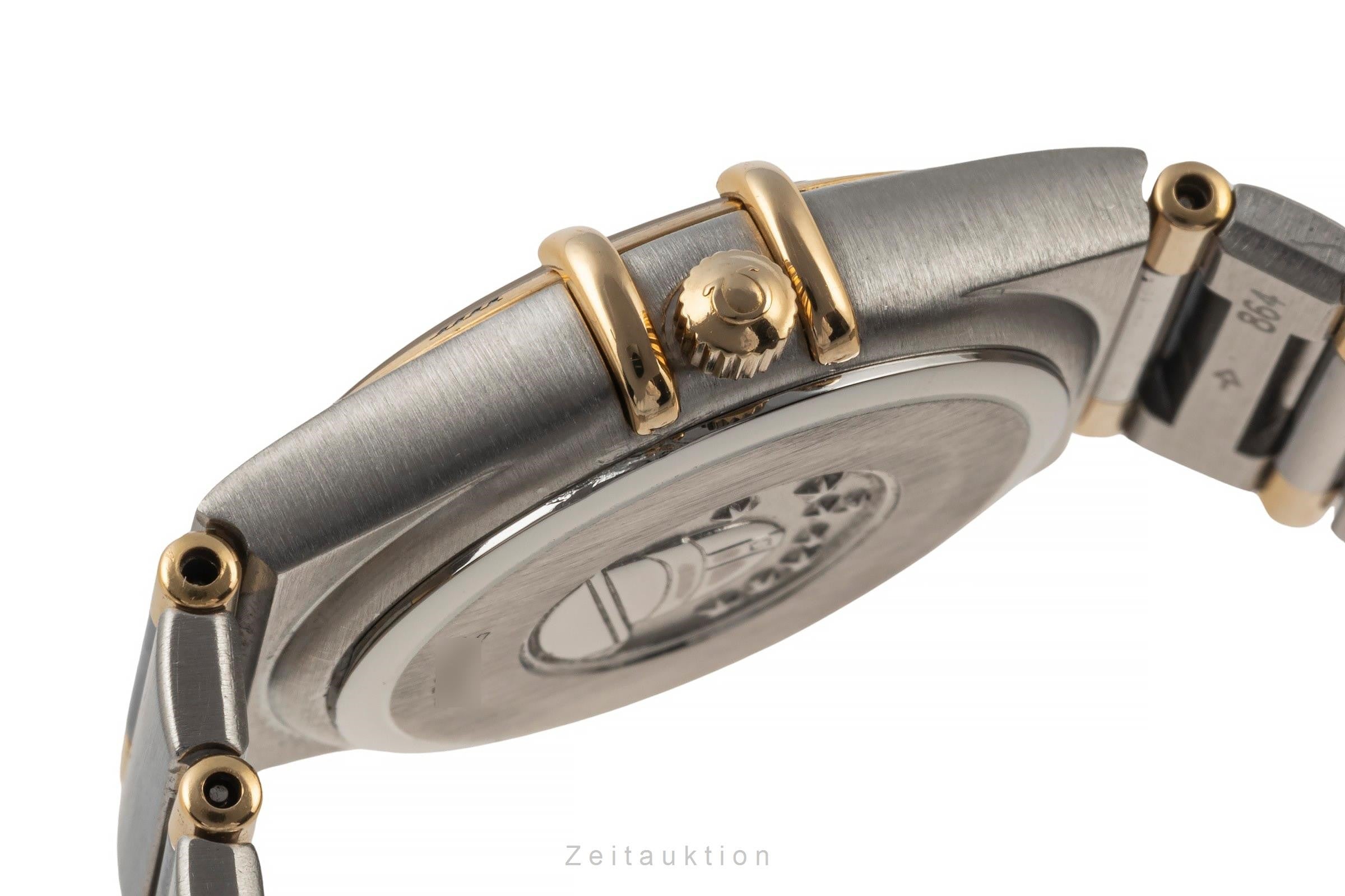 Omega Lady Constellation MOP Stahl Gold Quarz Damenuhr Ref. 1272.30.00 Klassiker [2305291]