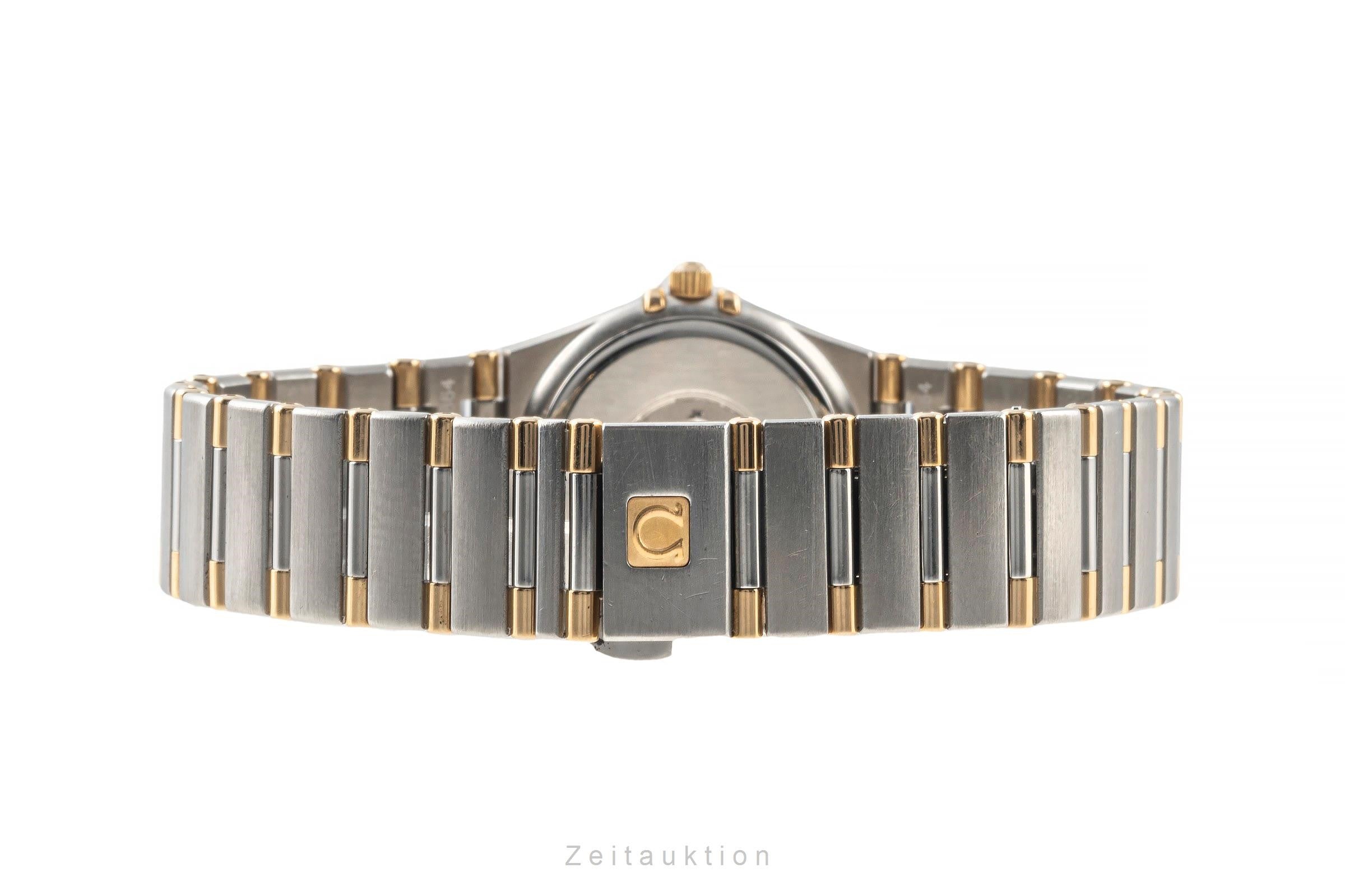 Omega Lady Constellation MOP Stahl Gold Quarz Damenuhr Ref. 1272.30.00 Klassiker [2305291]