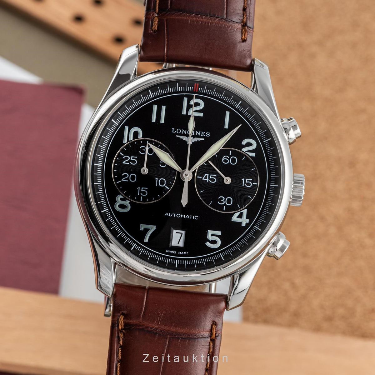 Longines Avigation chronograph steel automatic L2