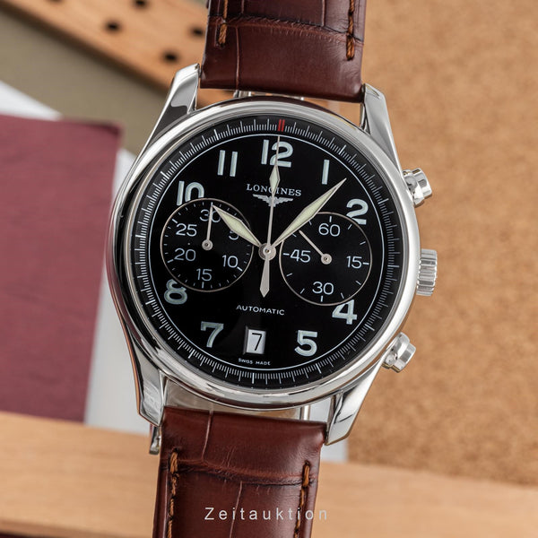 Longines Avigation cronógrafo acero automático reloj para caballeros L2.629.4  [2305313]