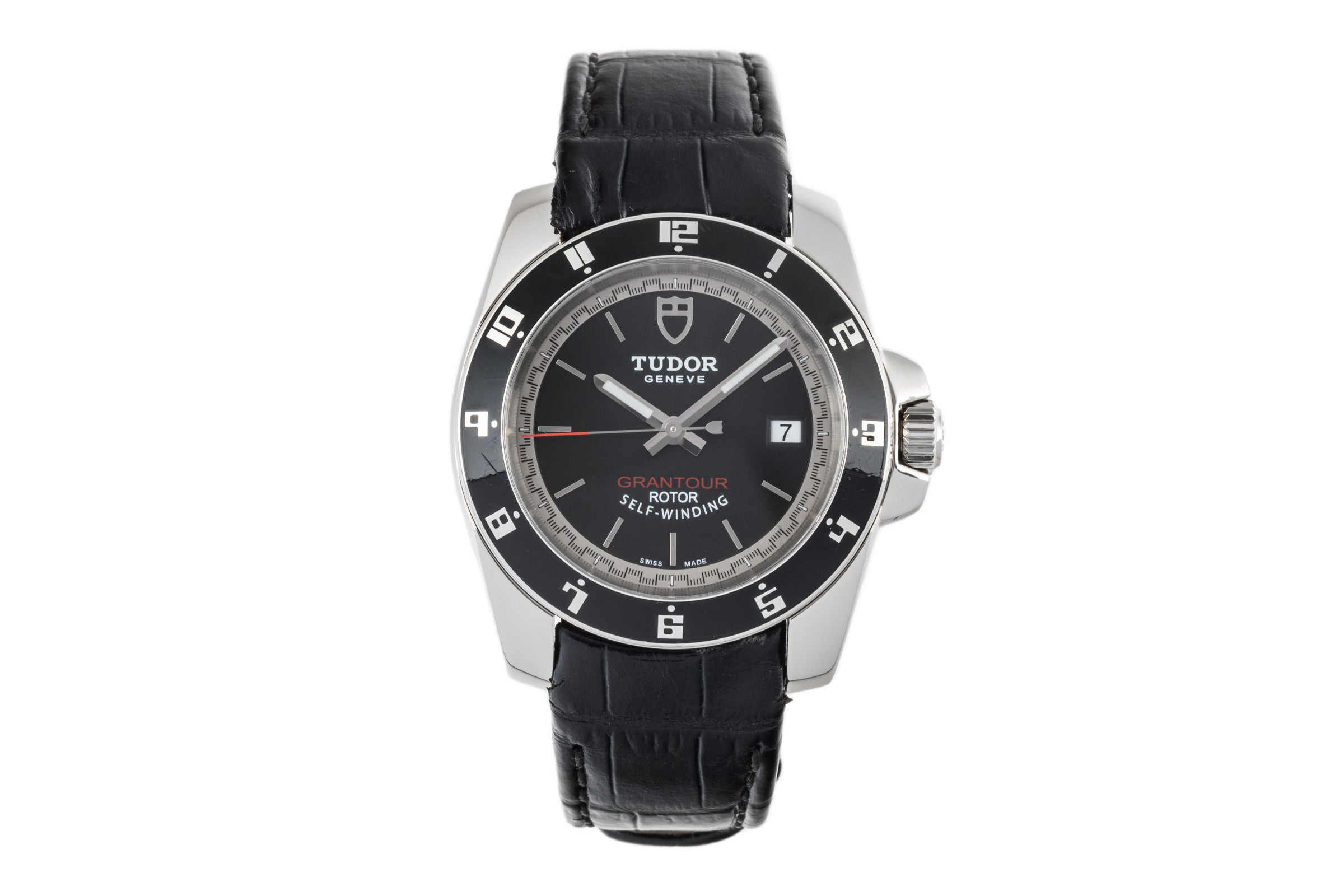 Tudor Grantour Black Dial Edelstahl Automatik Herrenuhr Ref. 20050  [2305328]