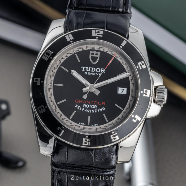 Tudor Grantour Black Dial Edelstahl Automatik Herrenuhr Ref. 20050  [2305328]