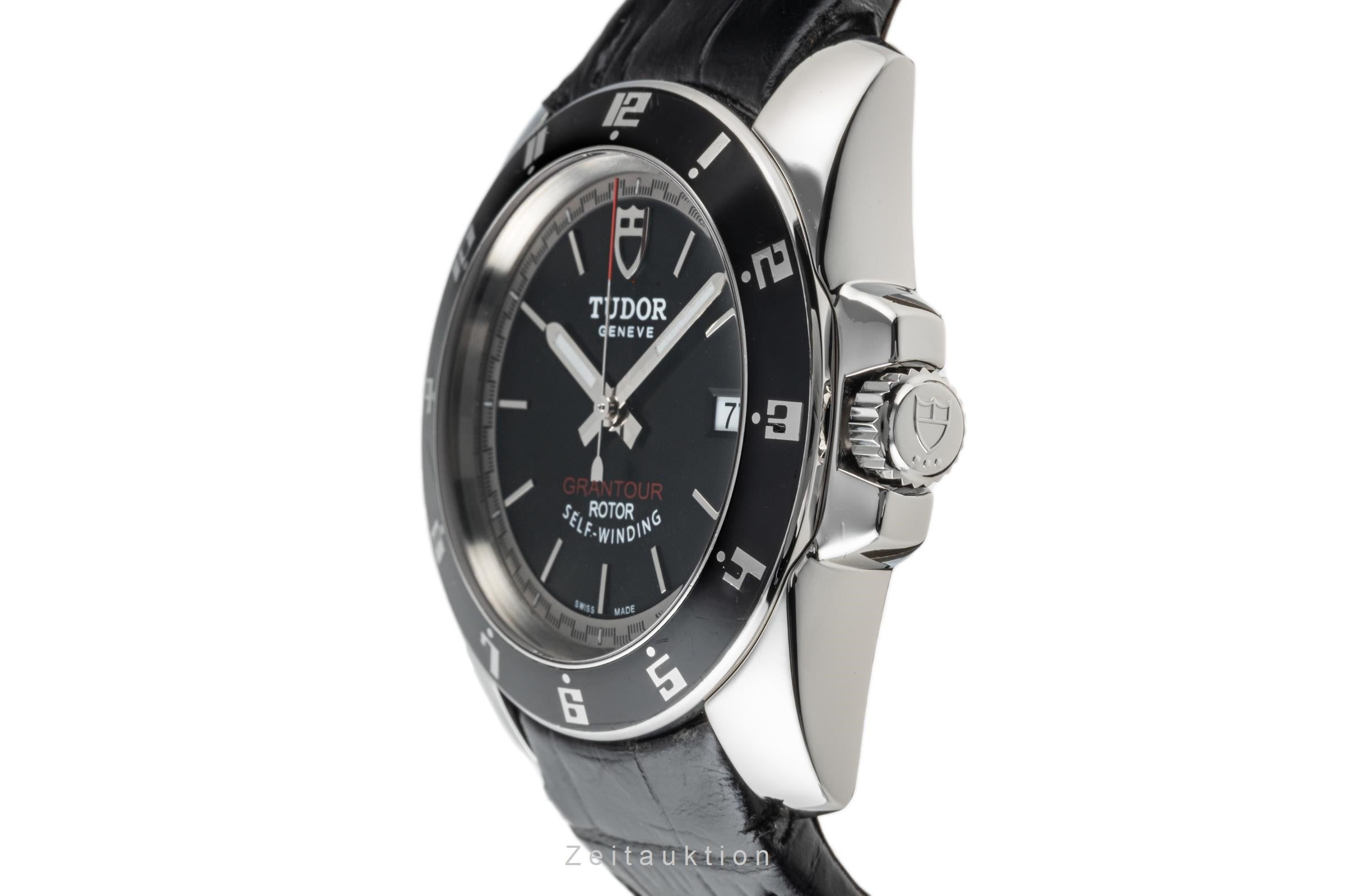 Tudor Grantour Black Dial Edelstahl Automatik Herrenuhr Ref. 20050  [2305328]