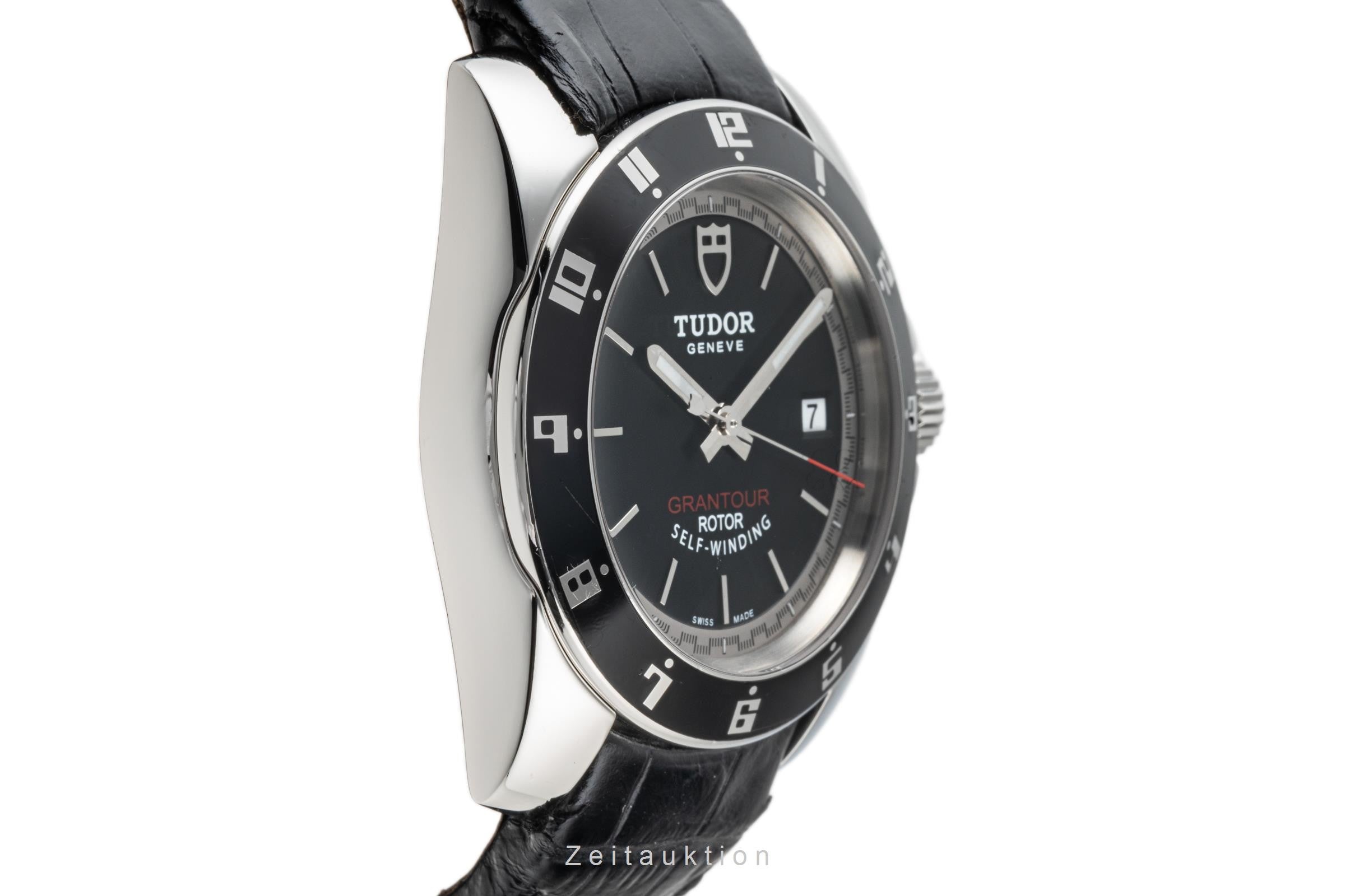 Tudor Grantour Black Dial Edelstahl Automatik Herrenuhr Ref. 20050  [2305328]