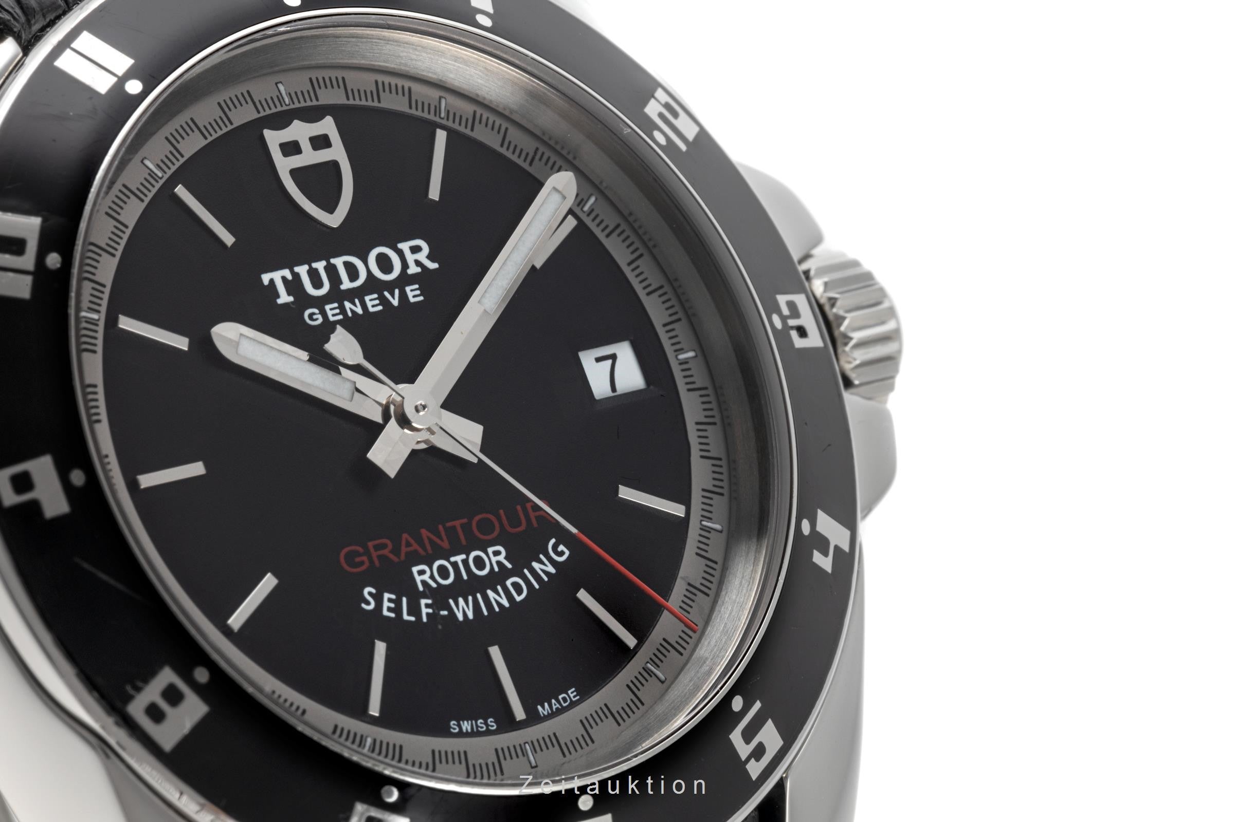 Tudor Grantour Black Dial Edelstahl Automatik Herrenuhr Ref. 20050  [2305328]