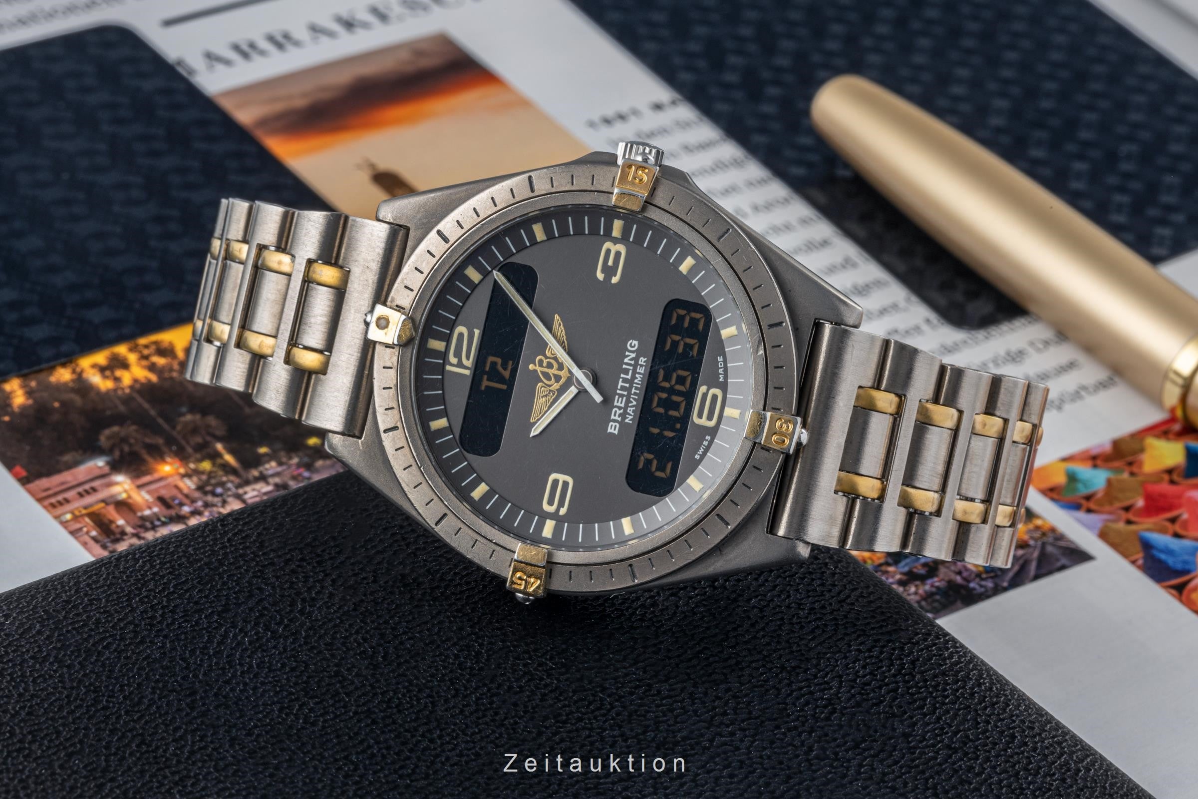 Breitling Aerospace chronograph titanium quartz men's watch 80360 LP: 3400EUR  [2305363]