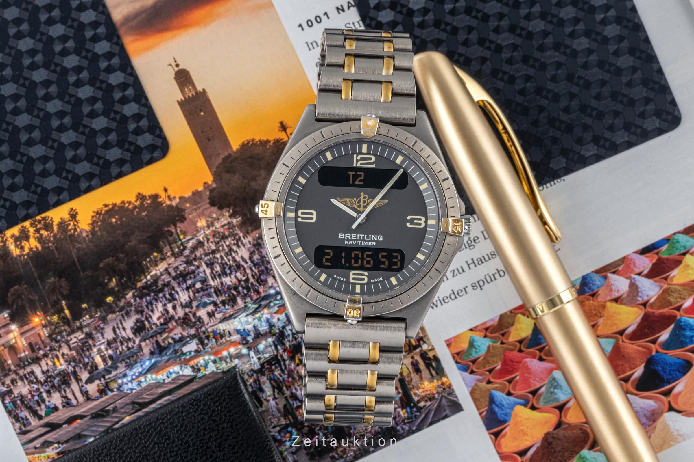 Breitling Aerospace chronograph titanium quartz men's watch 80360 LP: 3400EUR  [2305363]