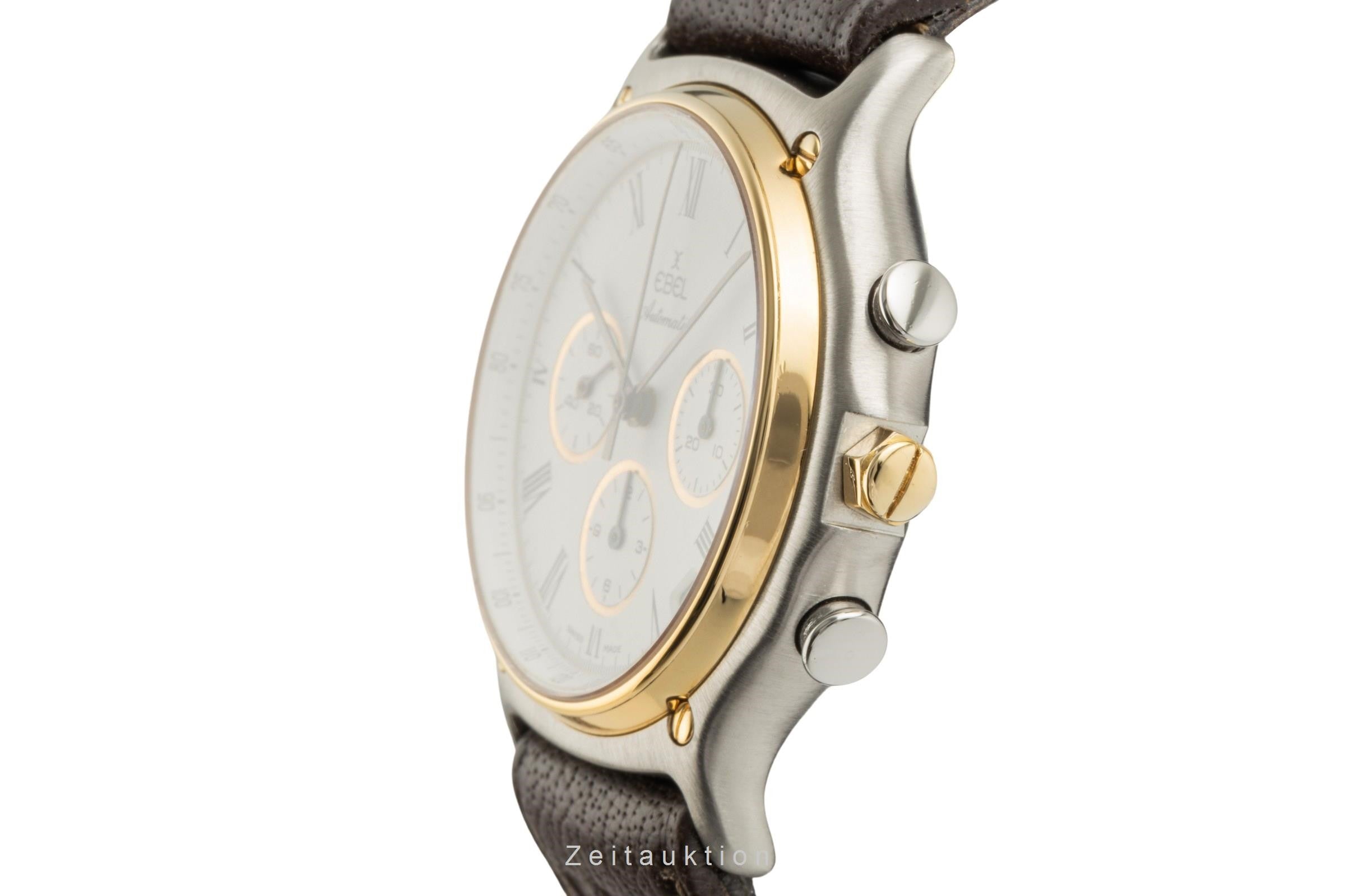 Ebel 1911 chronographe acier / or  automatique montre pour hommes 1134901  [2305366]