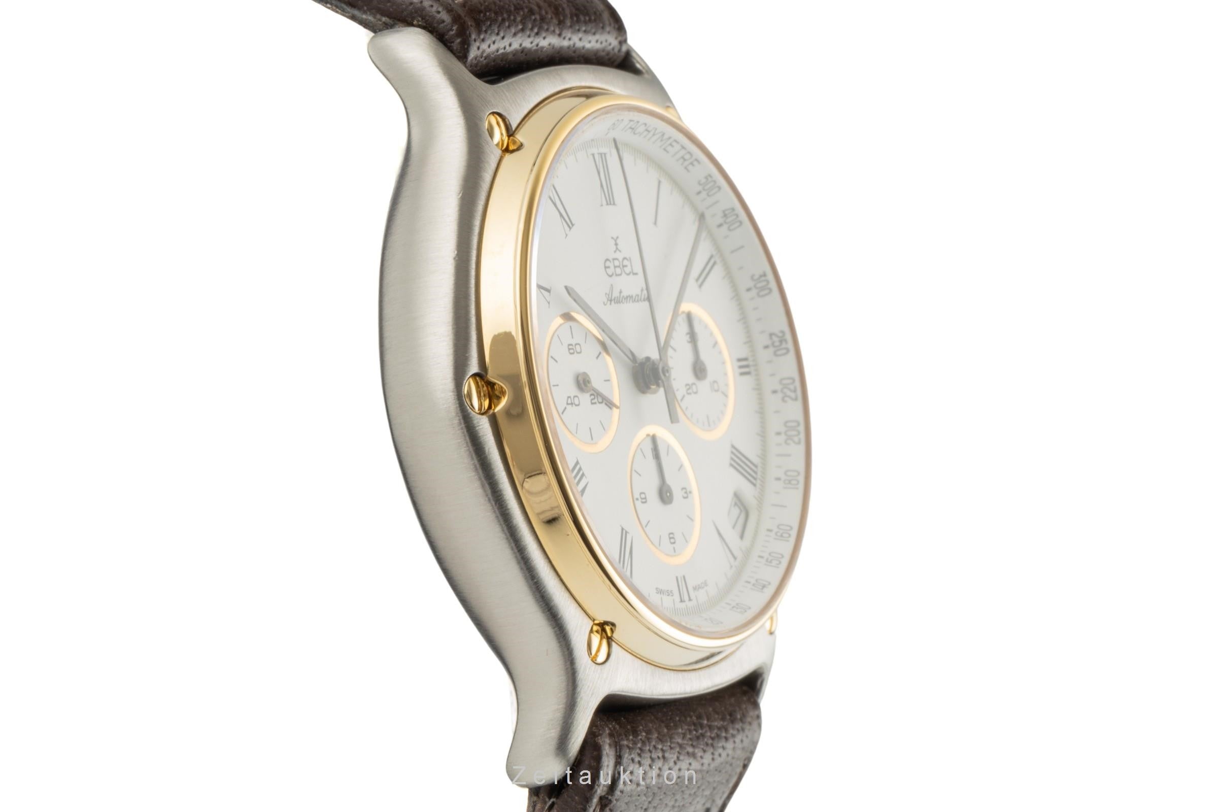 Ebel 1911 chronographe acier / or  automatique montre pour hommes 1134901  [2305366]