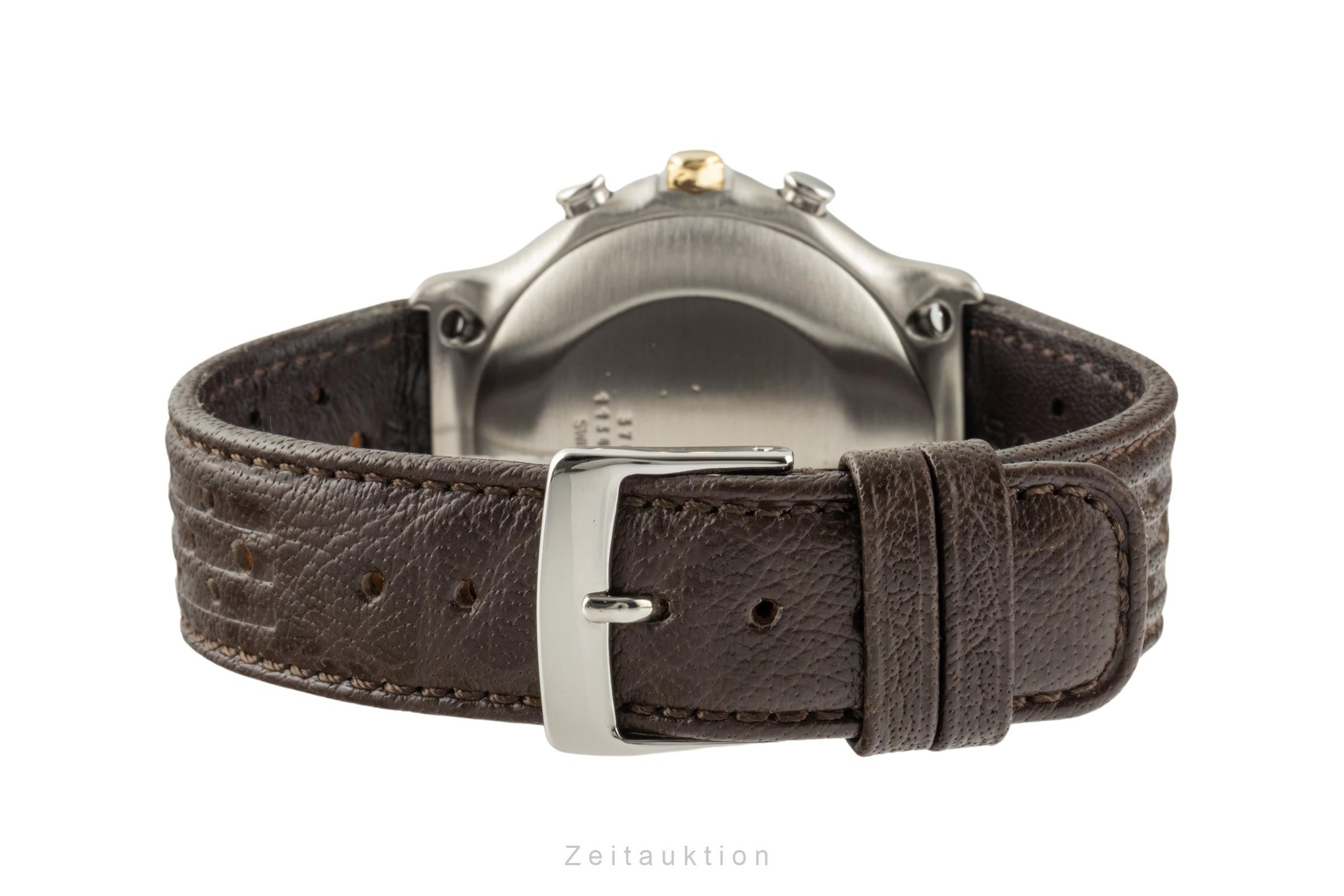 Ebel 1911 chronographe acier / or  automatique montre pour hommes 1134901  [2305366]