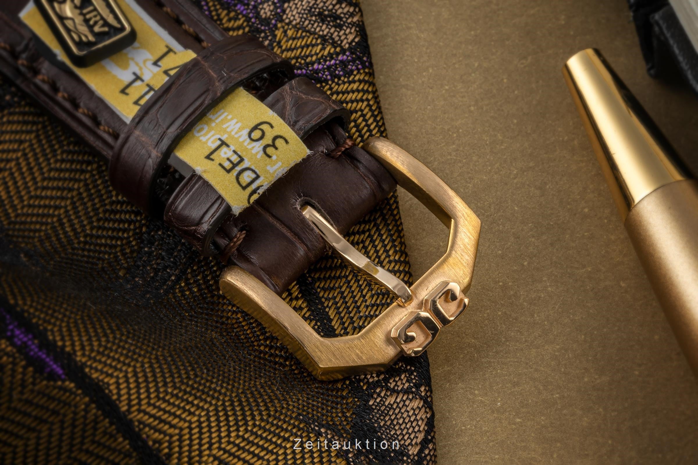 Glashütte Senator 18k (0,750) Gold Automatik Herrenuhr 39-11-12-12-04 B&P 2001 [2305376]