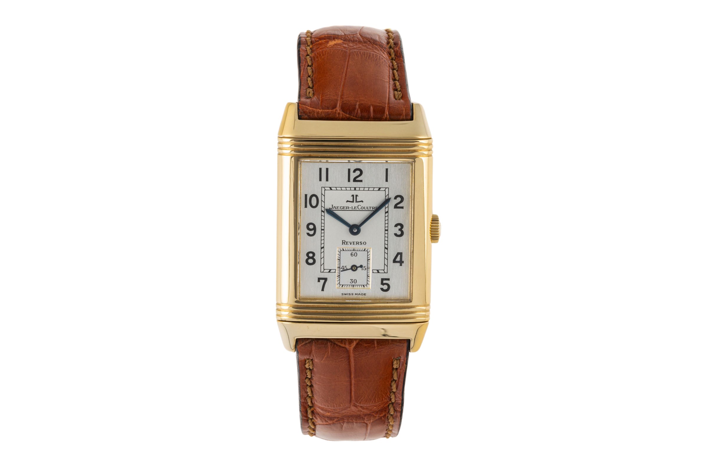 Jaeger LeCoultre Reverso or 18 ct à remontage manuel montre pour hommes QA270102, 270.1.62 LP: 18700EUR  [2305451]