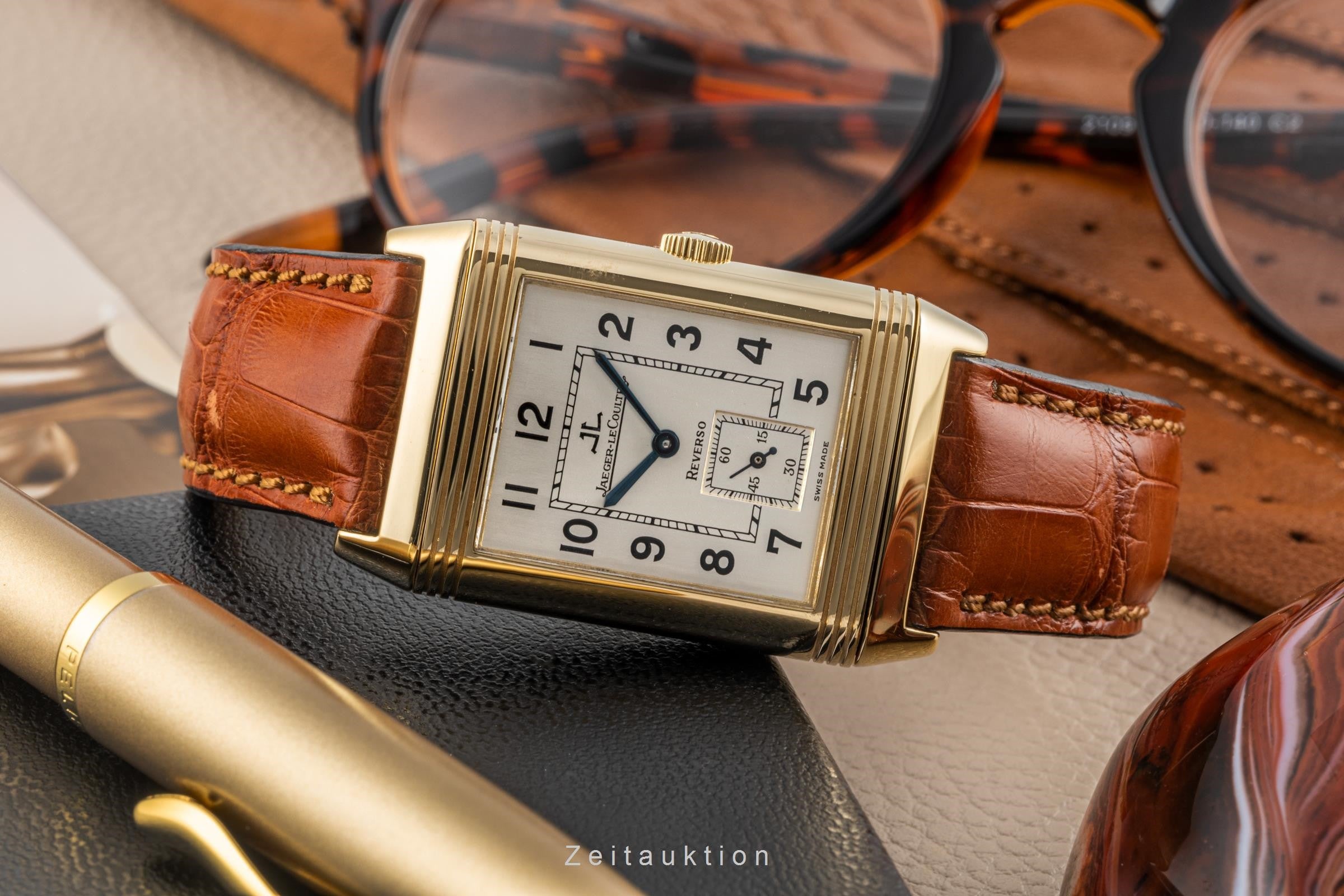 Jaeger LeCoultre Reverso or 18 ct à remontage manuel montre pour hommes QA270102, 270.1.62 LP: 18700EUR  [2305451]