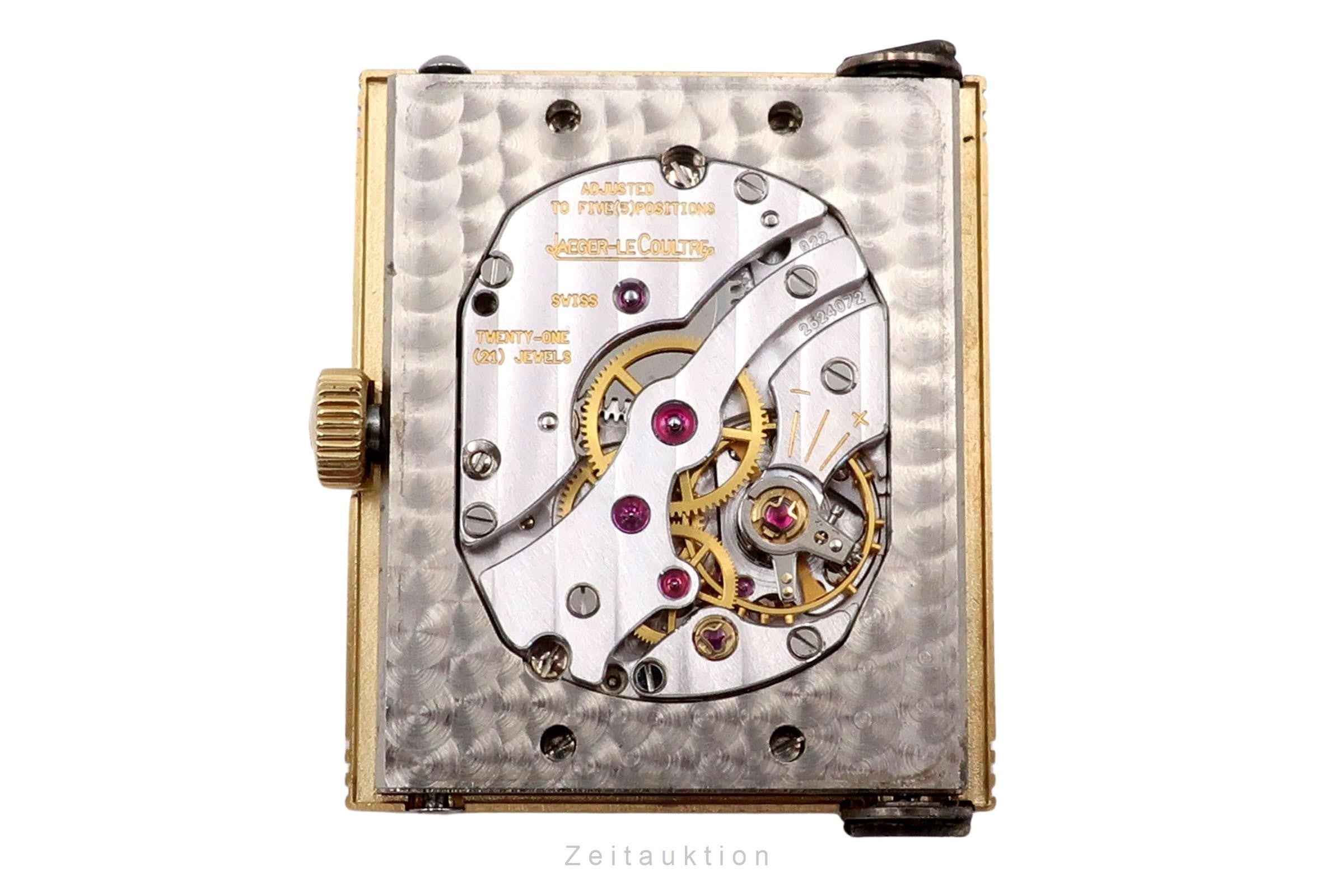 Jaeger LeCoultre Reverso or 18 ct à remontage manuel montre pour hommes QA270102, 270.1.62 LP: 18700EUR  [2305451]