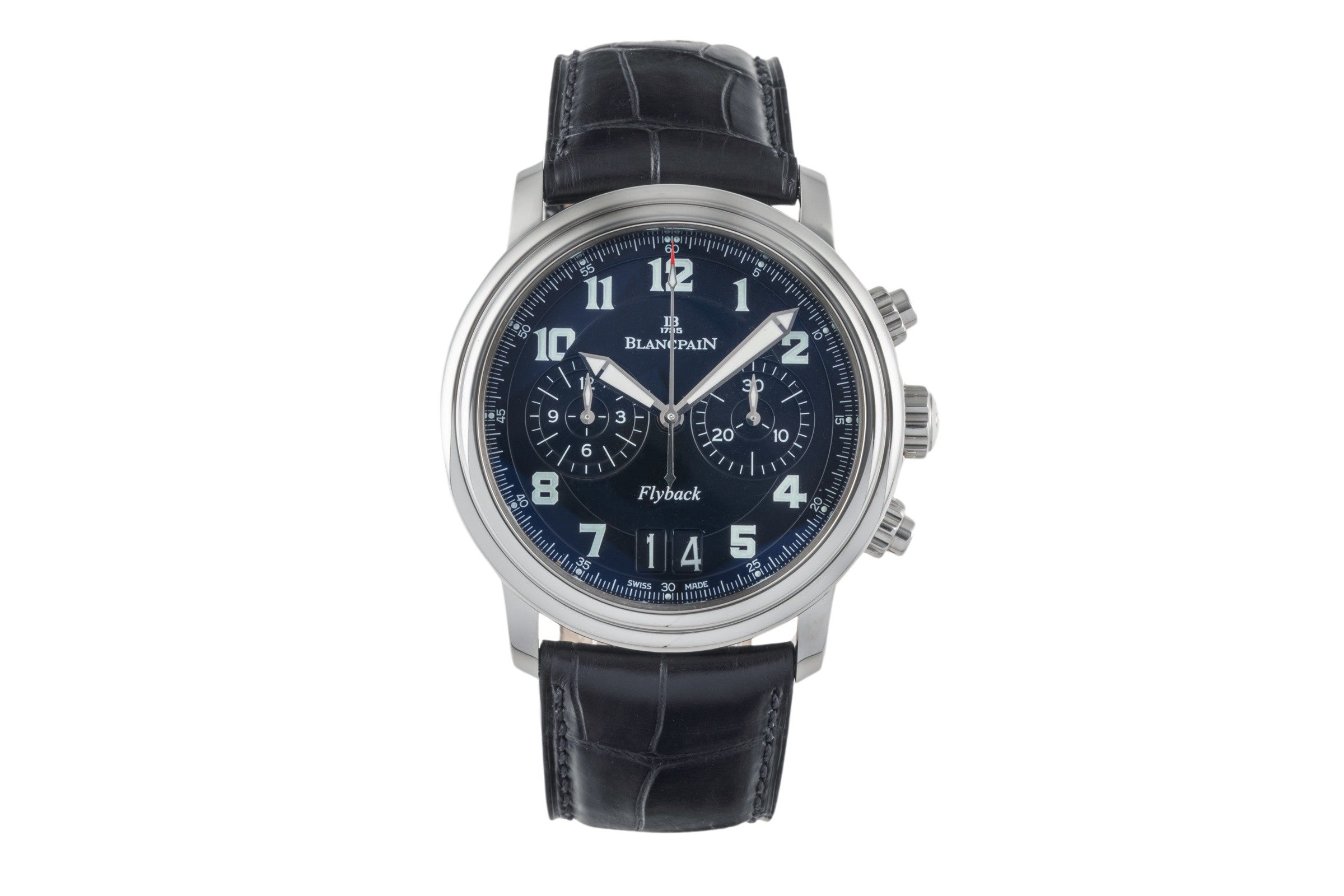 Blancpain Leman chronograph steel automatic men's watch 2885F-1130-53B  [2305490]