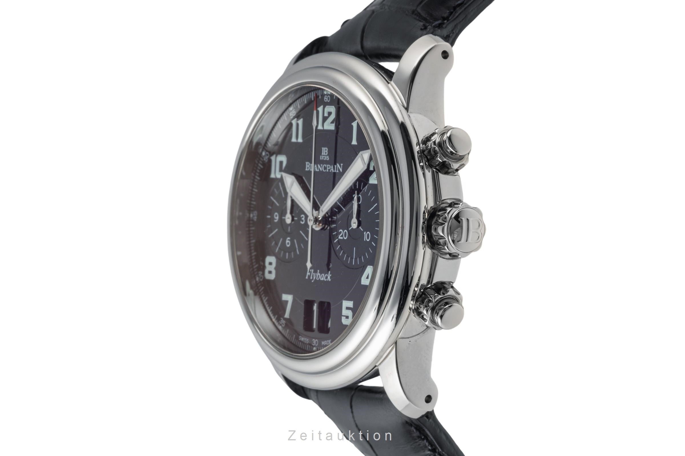 Blancpain Leman chronograph steel automatic men's watch 2885F-1130-53B  [2305490]