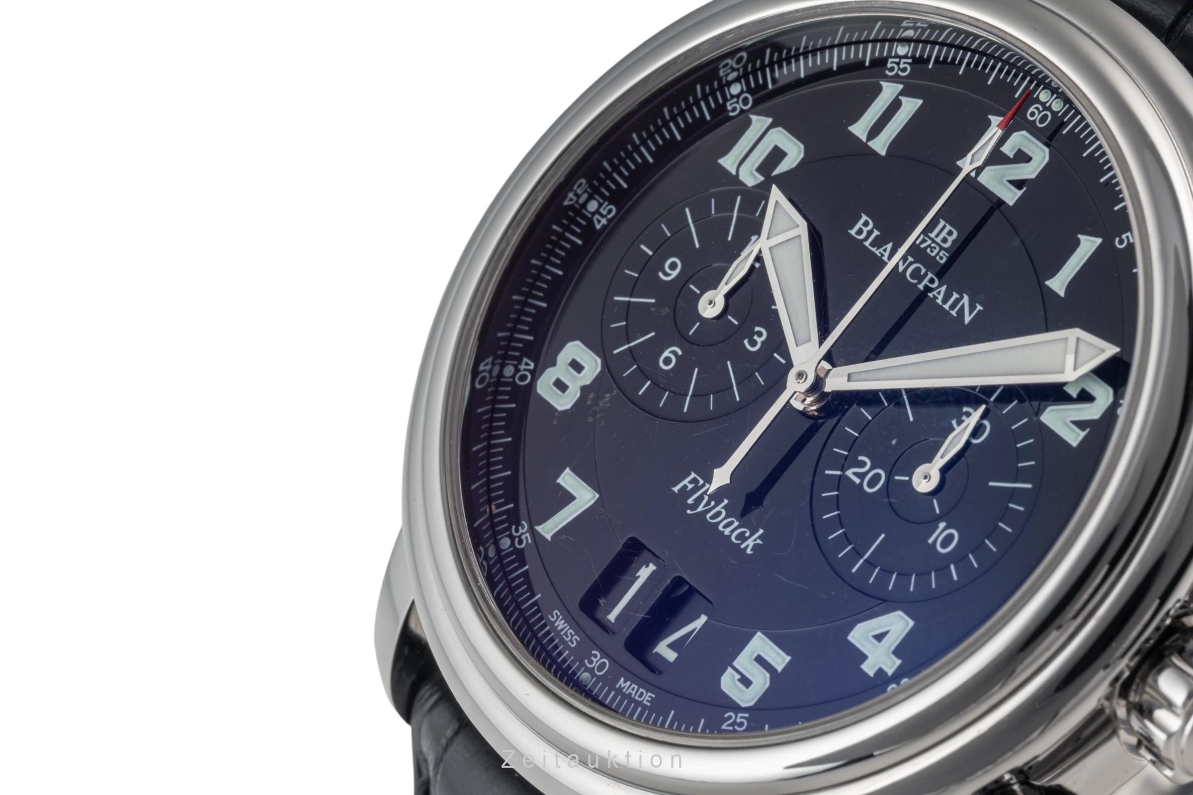 Blancpain Leman chronograph steel automatic men's watch 2885F-1130-53B  [2305490]