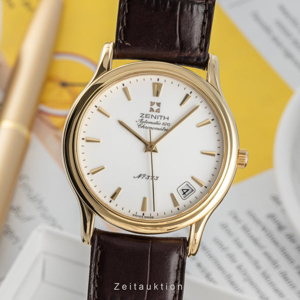 Zenith Elite 18 ct gold automatic men's watch 30.0033.670 Limited  [2305497]