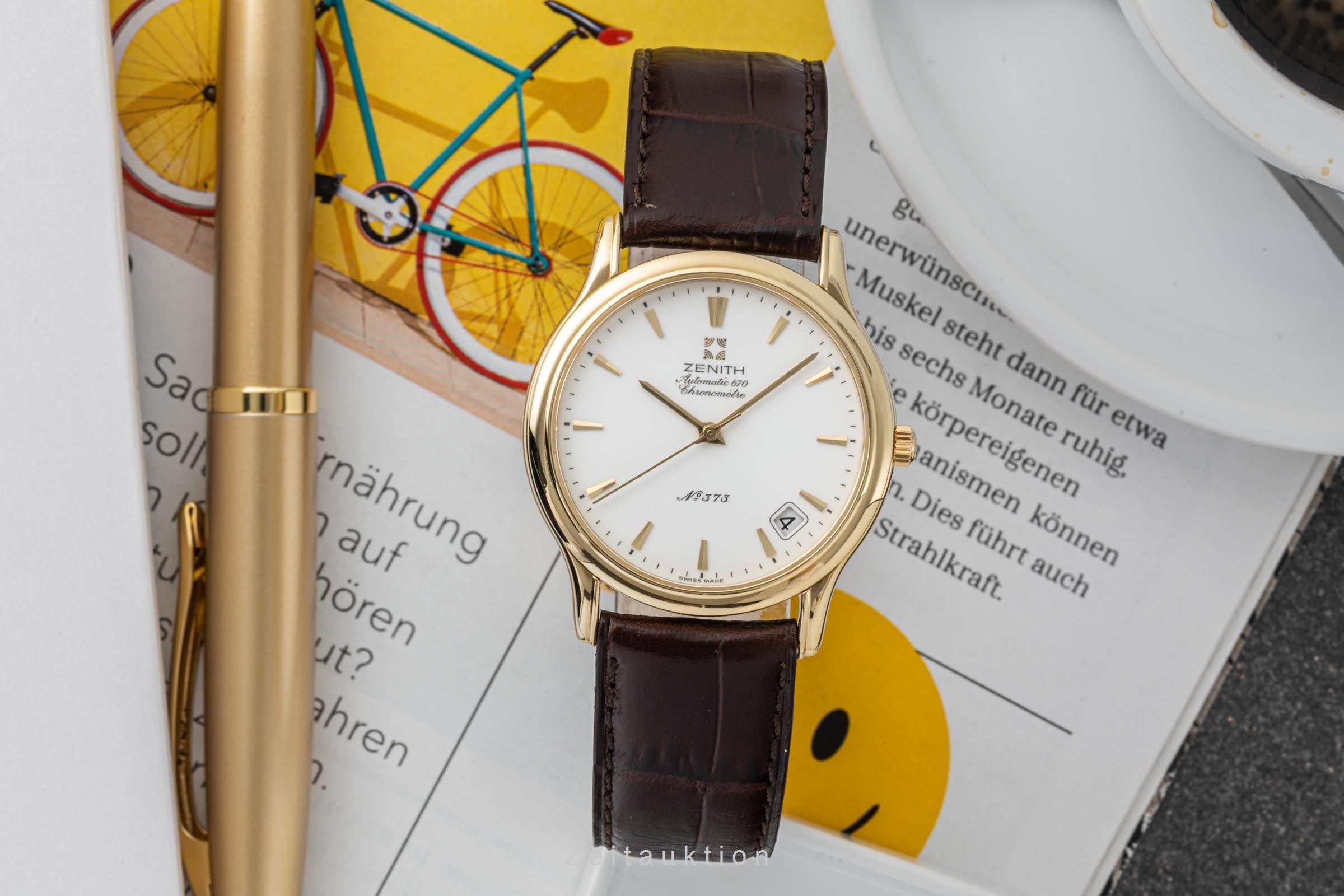 Zenith Elite 18 ct gold automatic men's watch 30.0033.670 Limited  [2305497]