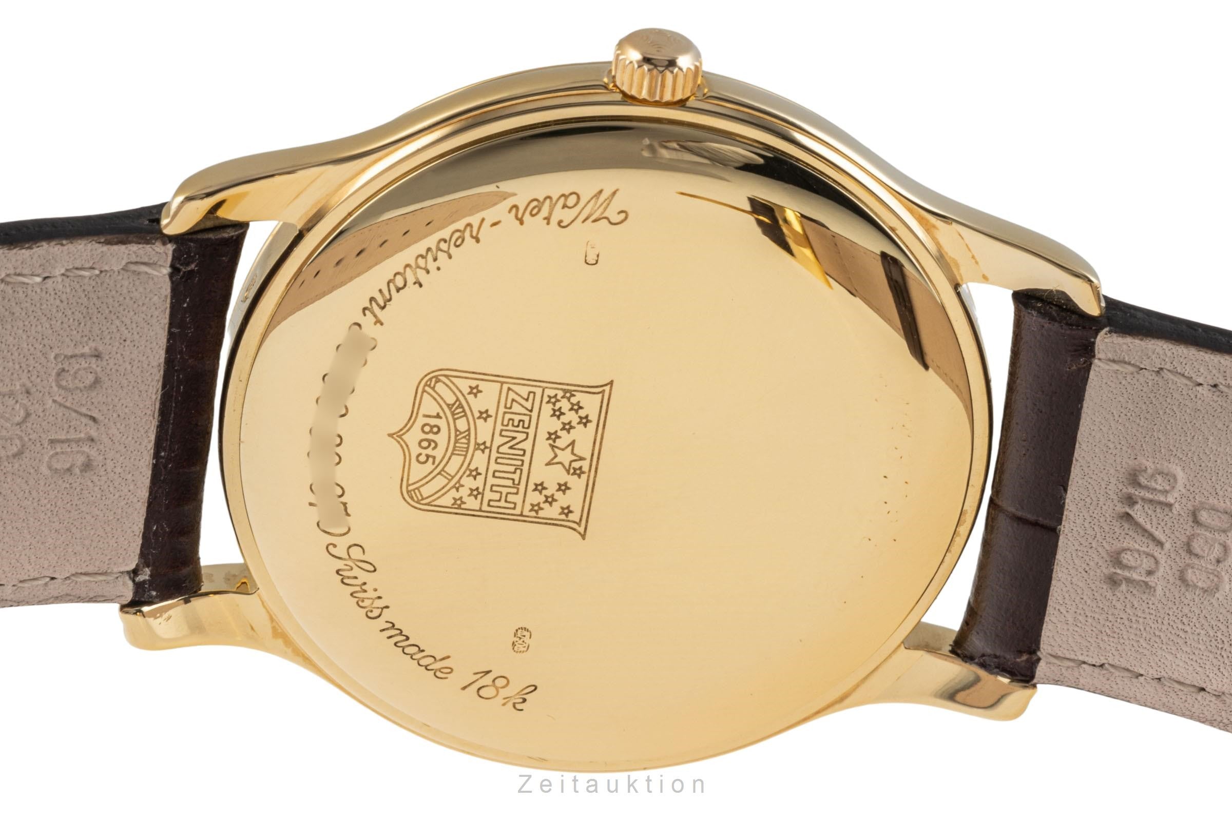 Zenith Elite 18 ct gold automatic men's watch 30.0033.670 Limited  [2305497]