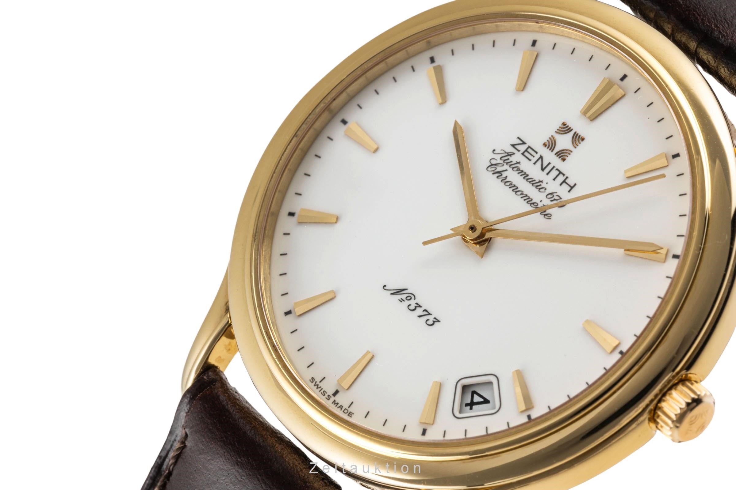 Zenith Elite 18 ct gold automatic men's watch 30.0033.670 Limited  [2305497]