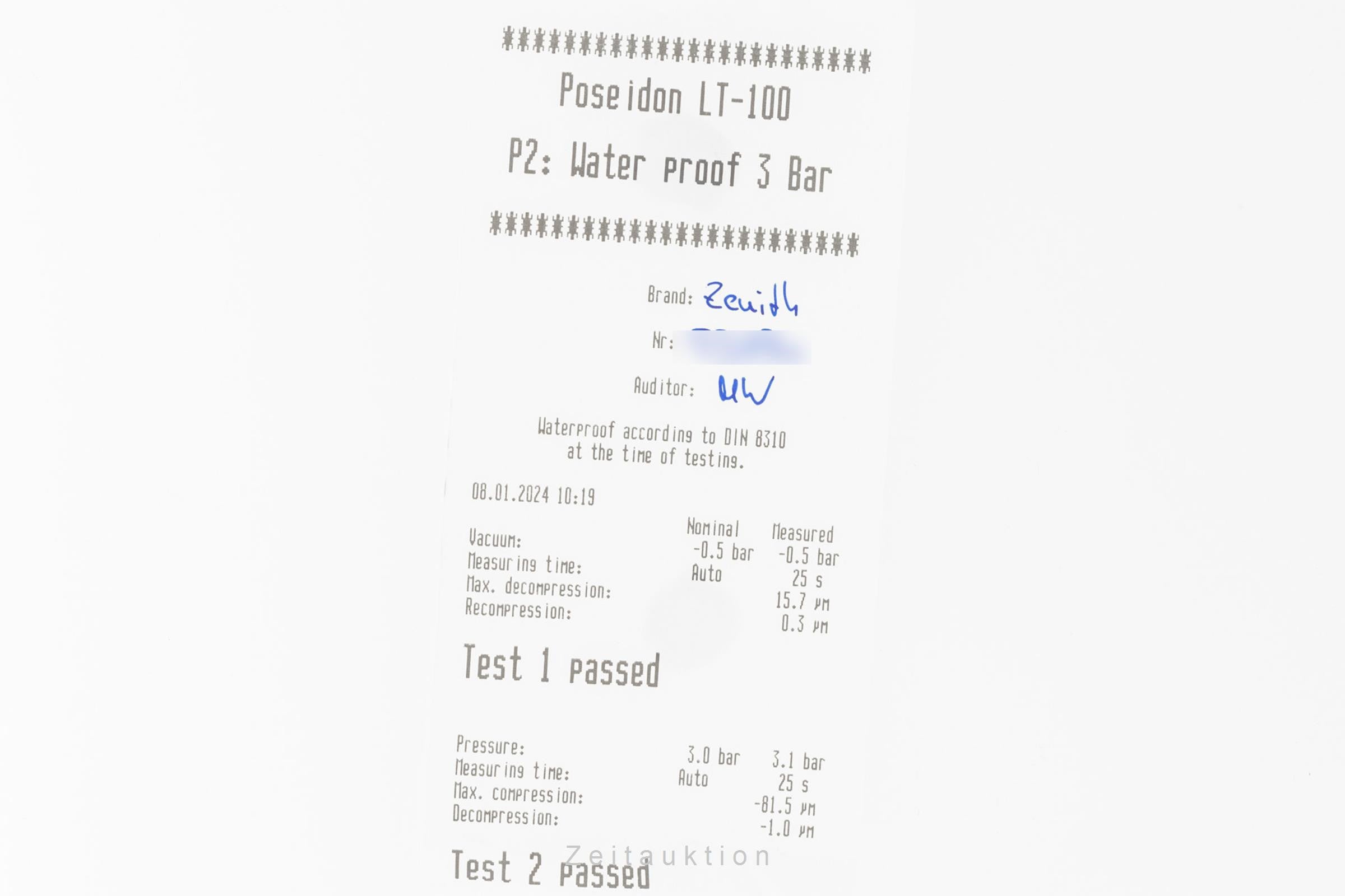 Zenith Elite acero automático reloj para caballeros 01.0125.680  [2305499]