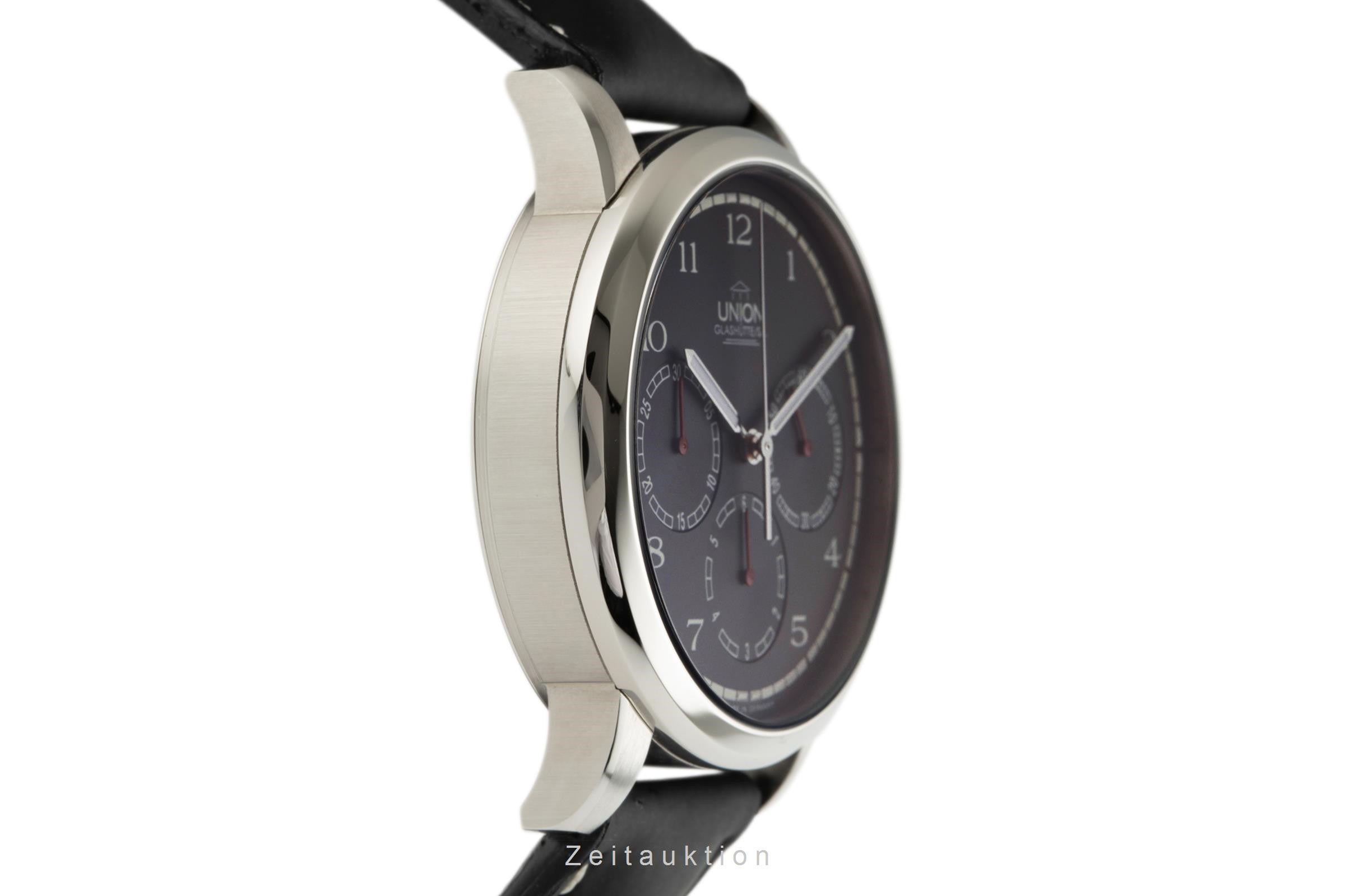 Union Glashütte Julius Bergter cronógrafo acero automático reloj para caballeros 26-31-02-02-11  [2305500]