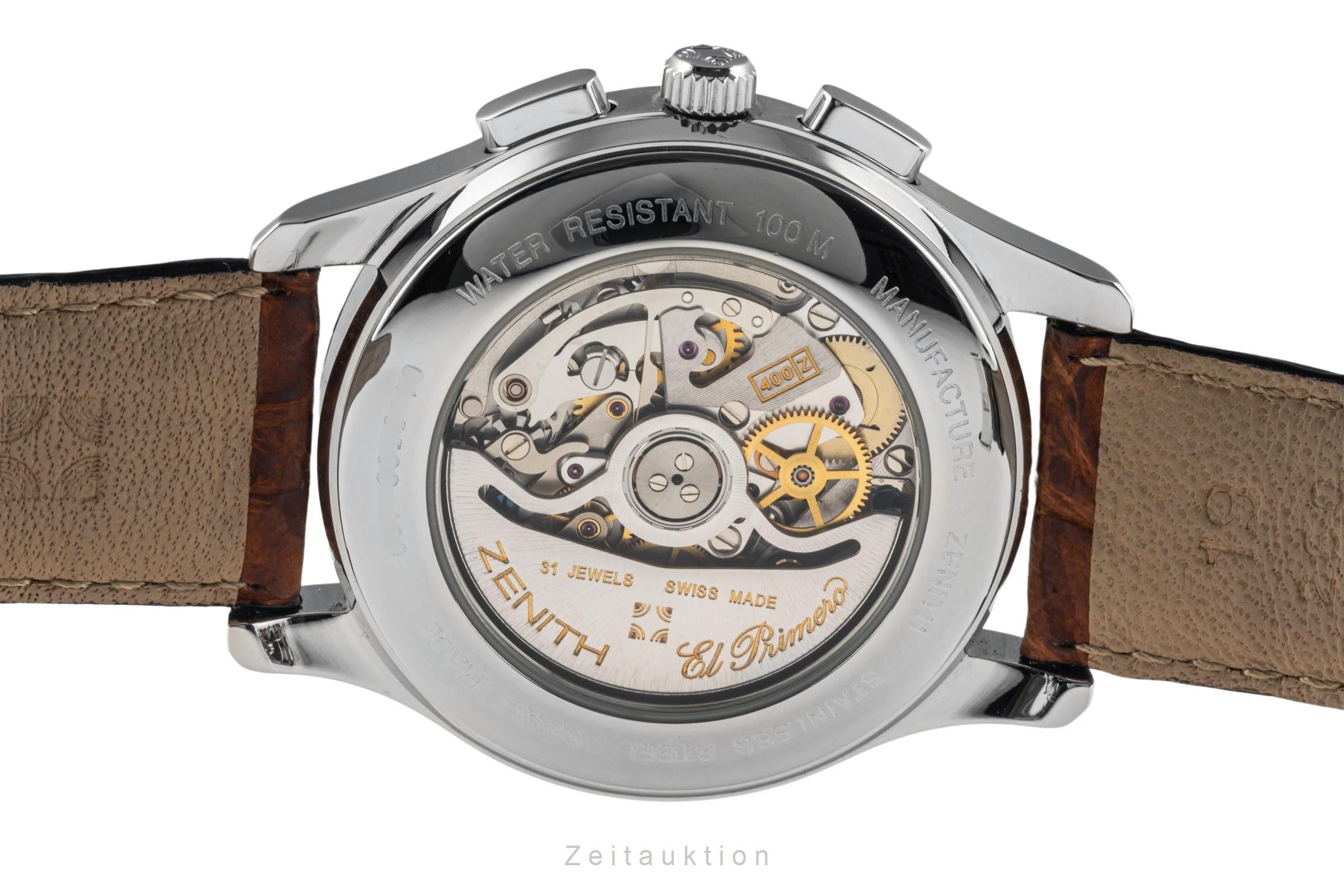 Zenith El Primero chronograph steel automatic Kal. 400Z Ref