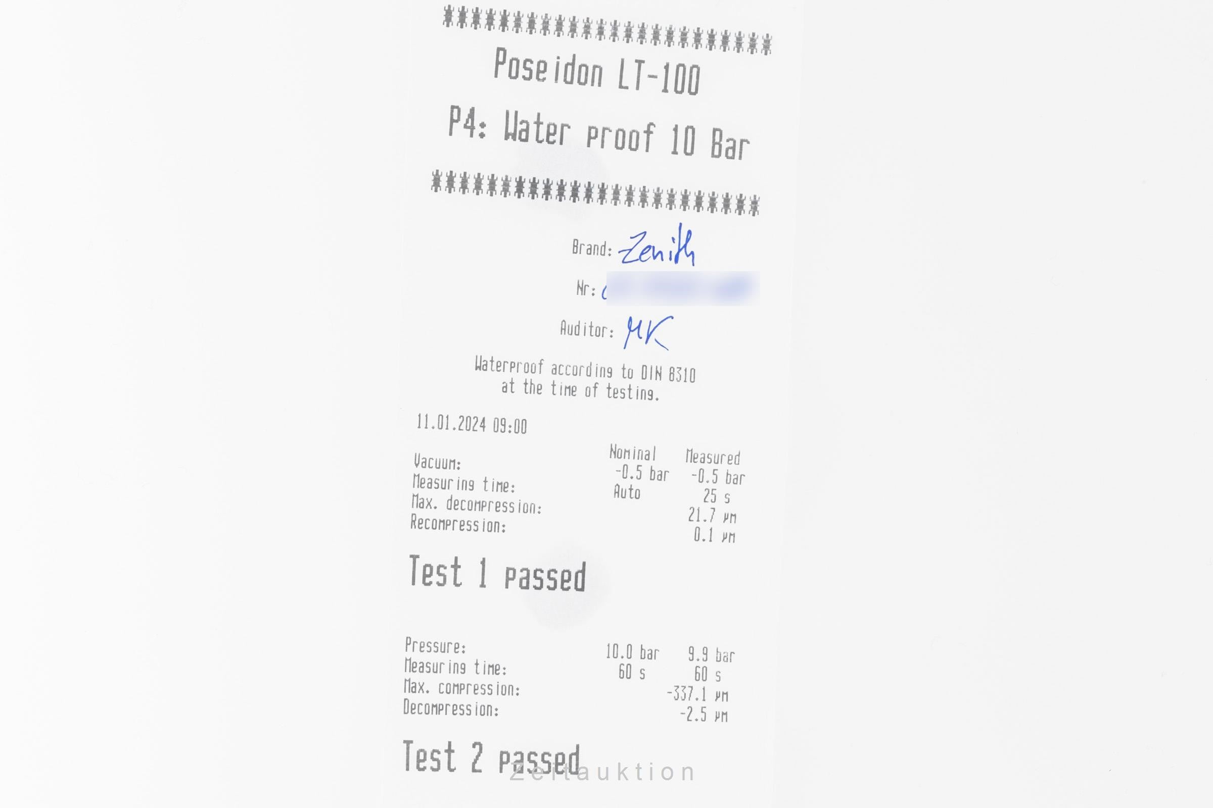 Zenith El Primero chronograph steel automatic men's watch 01.0500.400  [2305503]