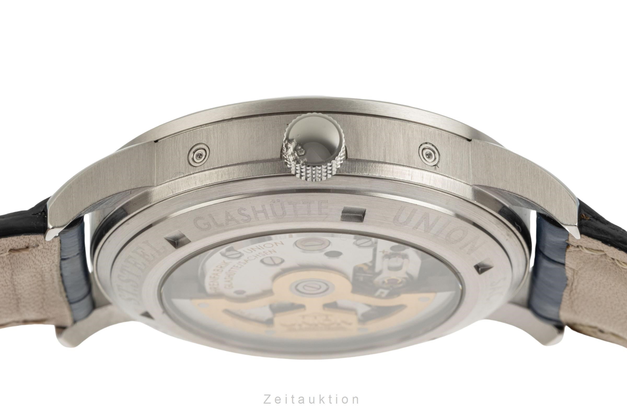 Union Glashütte Tradition Vollkalender Stahl Automatik Herrenuhr 26-41-01-02-10  [2305505]