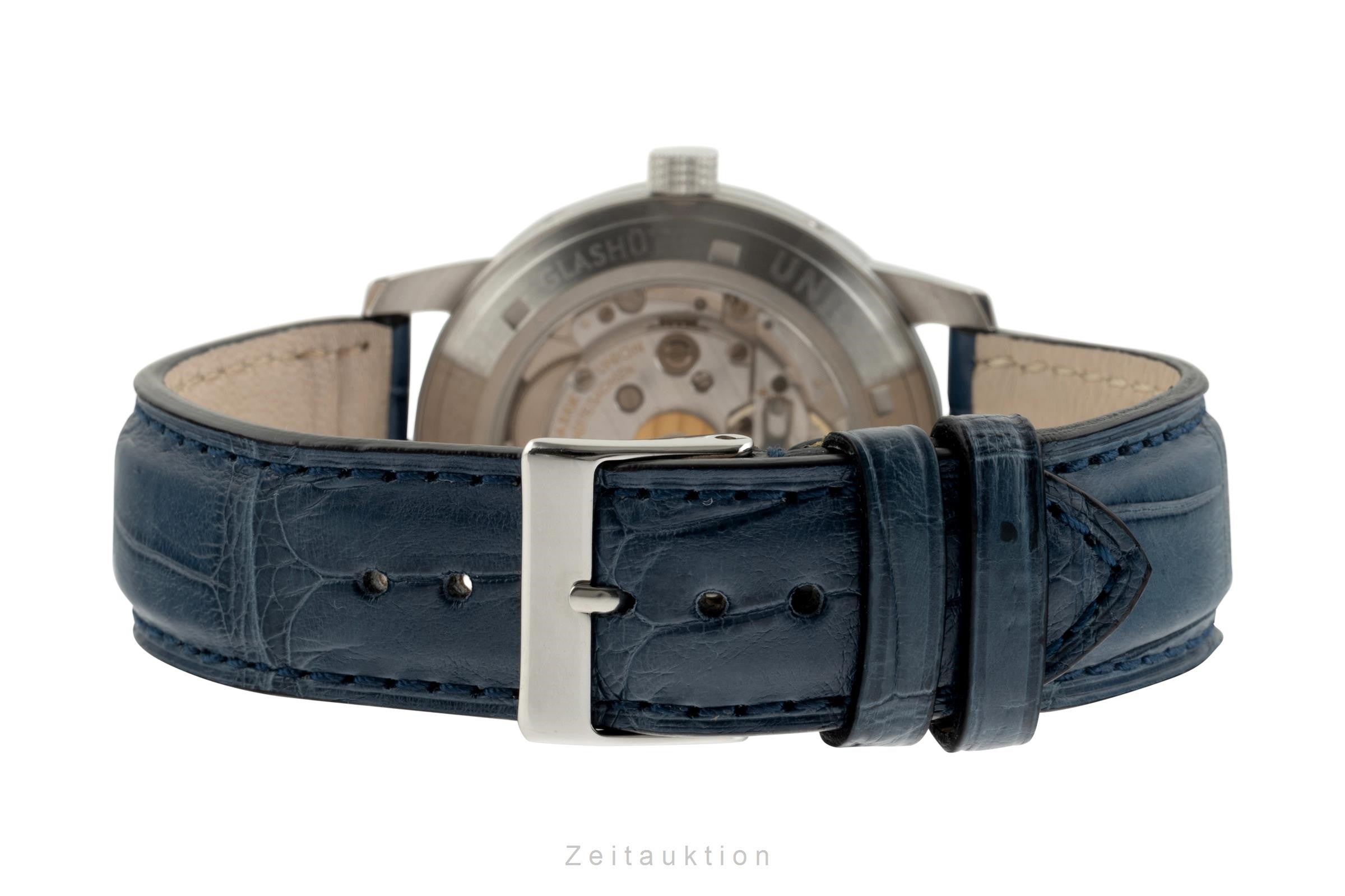 Union Glashütte Tradition Vollkalender Stahl Automatik Herrenuhr 26-41-01-02-10  [2305505]