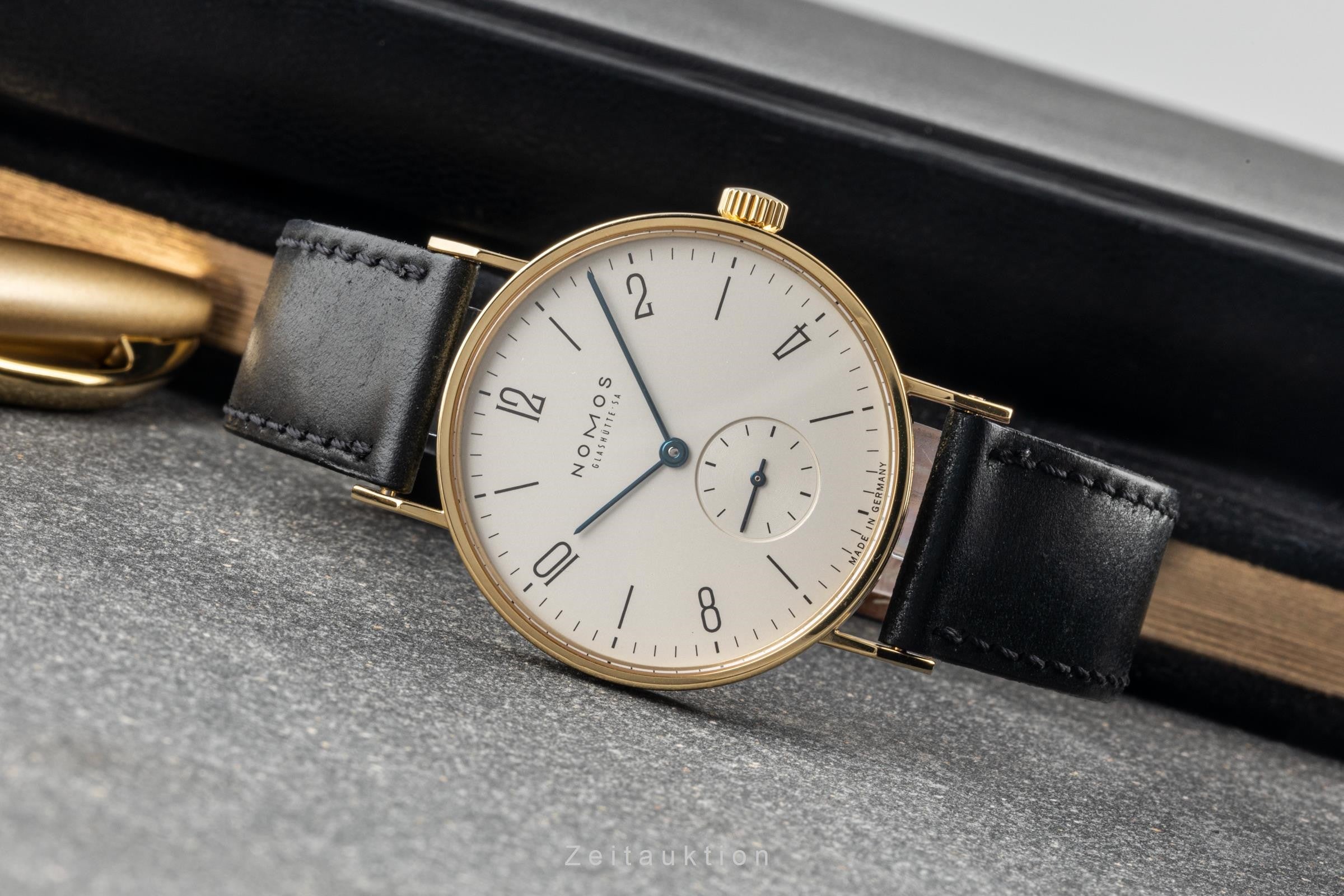 Nomos Tangente 18k Gold Handaufzug Herrenuhr Tangente (125 Wempe Anniversary)  [2305507]