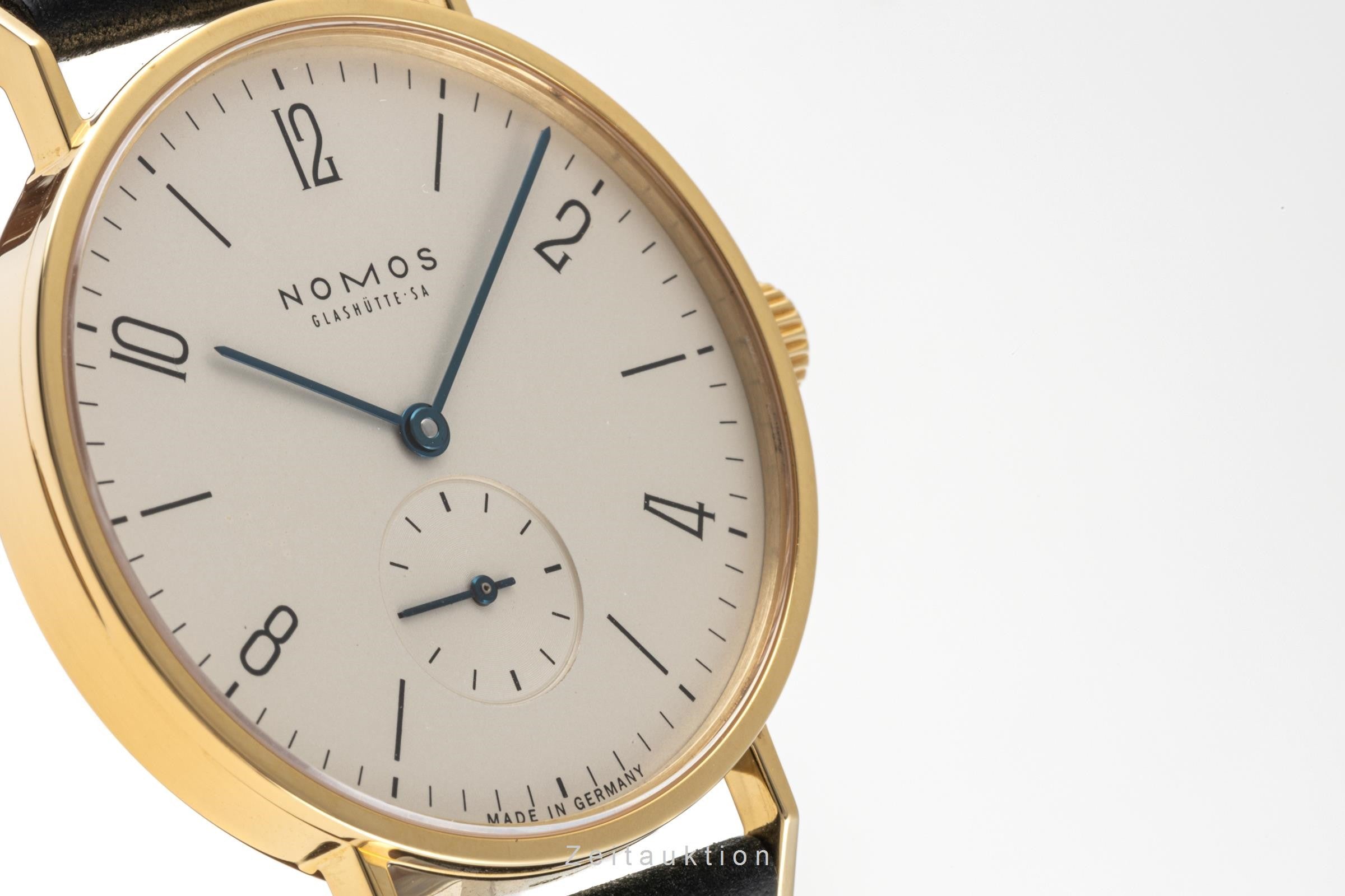 Nomos Tangente 18k Gold Handaufzug Herrenuhr Tangente (125 Wempe Anniversary)  [2305507]