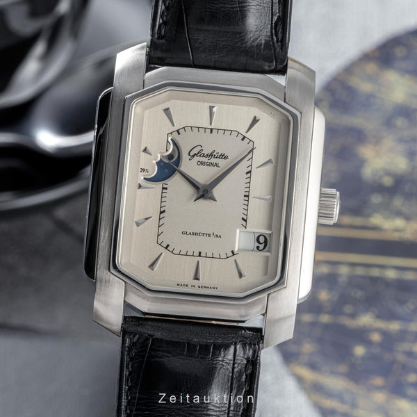 Glashütte Senator acero automático reloj para caballeros 39-43-04-04-04  [2305513]