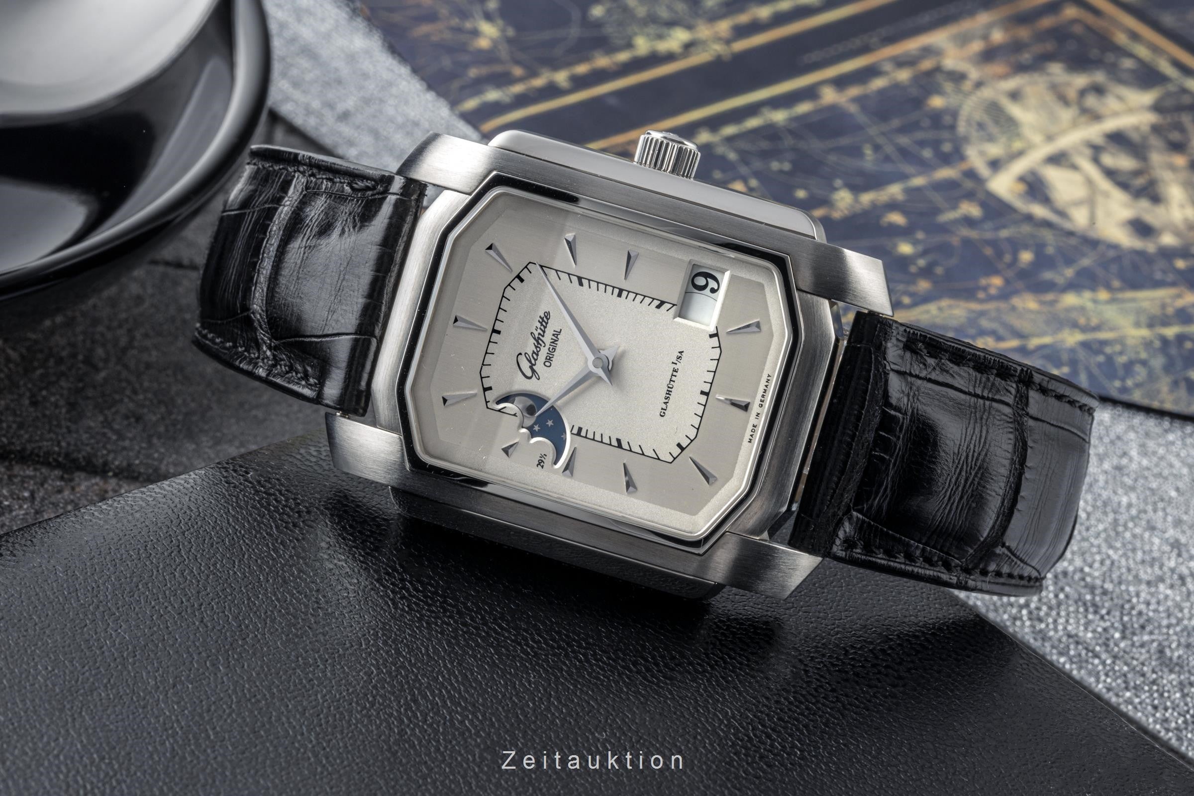 Glashütte Senator acero automático reloj para caballeros 39-43-04-04-04  [2305513]